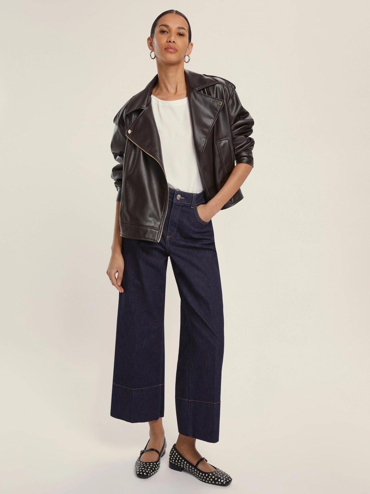 Emme Marella Jeans dritto stretch Donna Kentia Blu notte