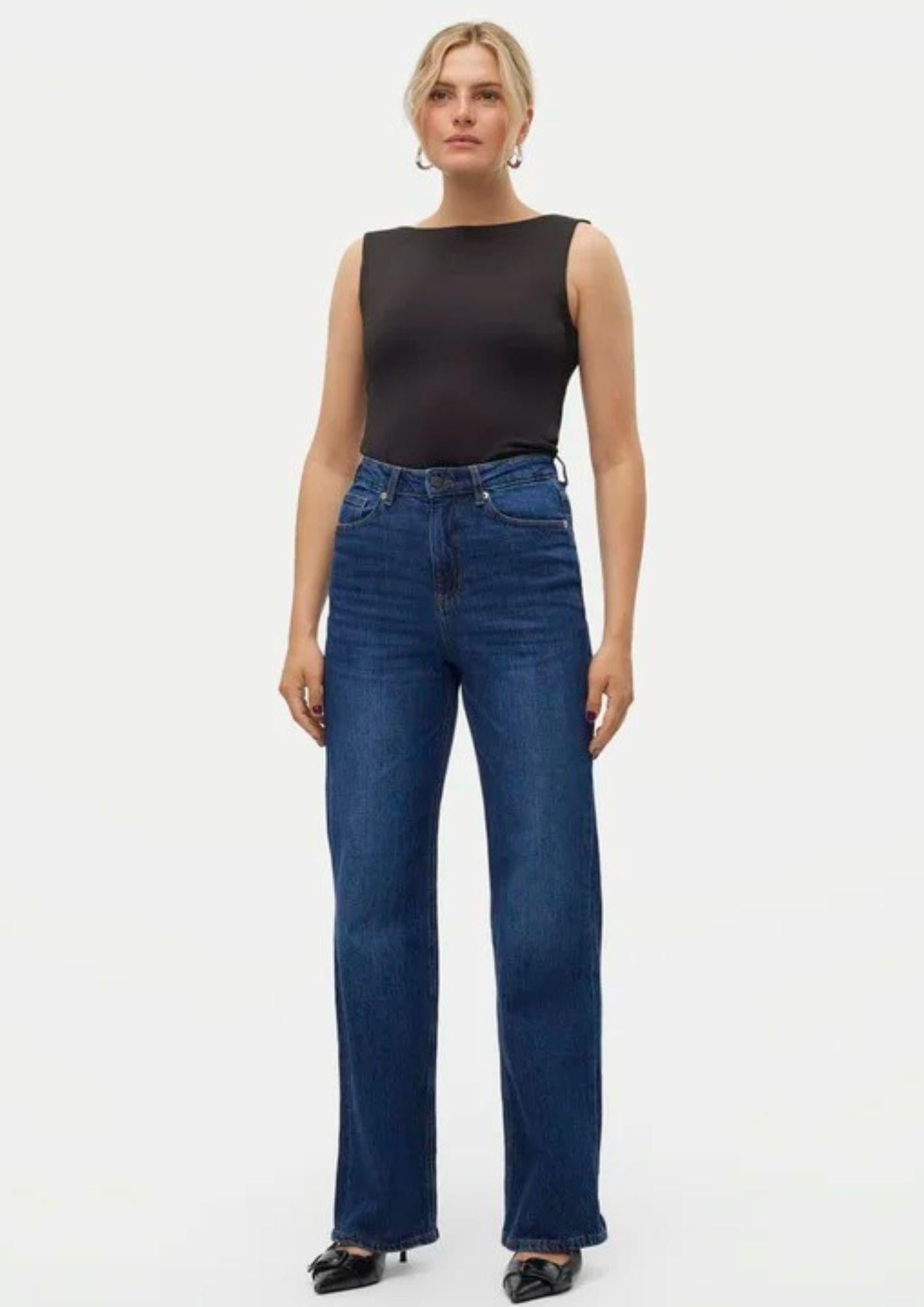 Vero Moda Jeans Donna Tessa Blu Scuro