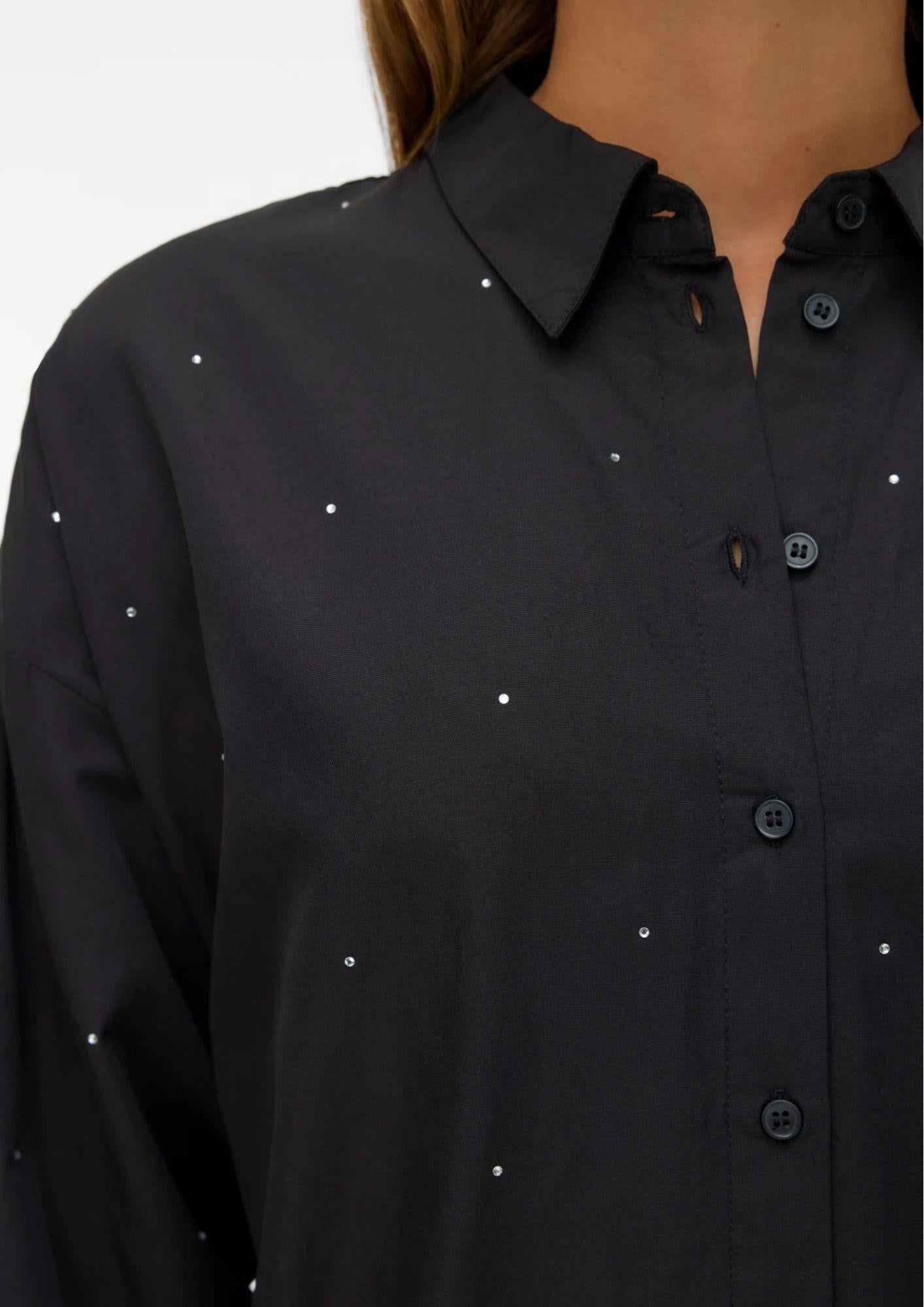 Vero Moda Camicia Donna Fanni Nera