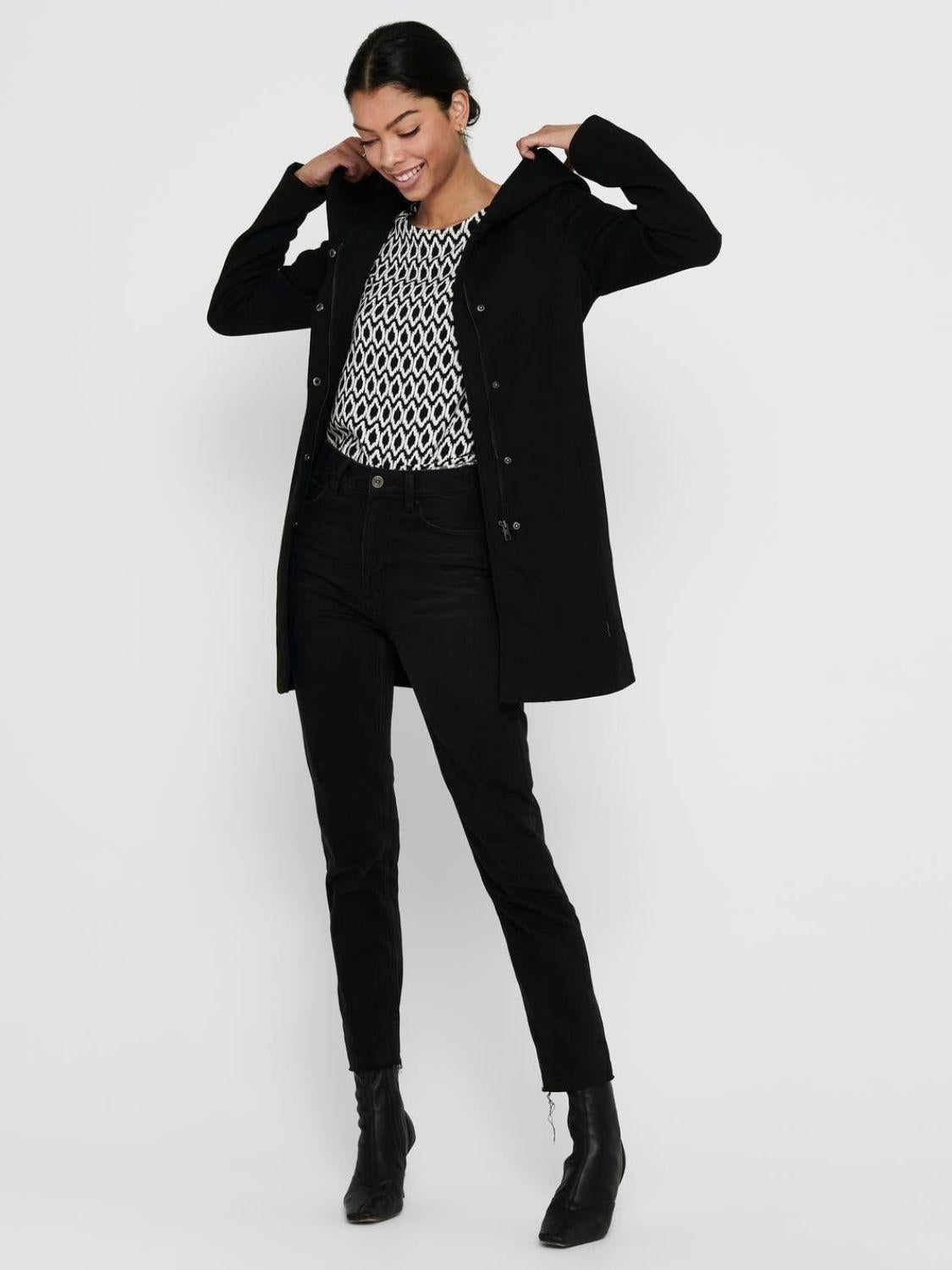 Only Cappotto Donna Sedona Nero