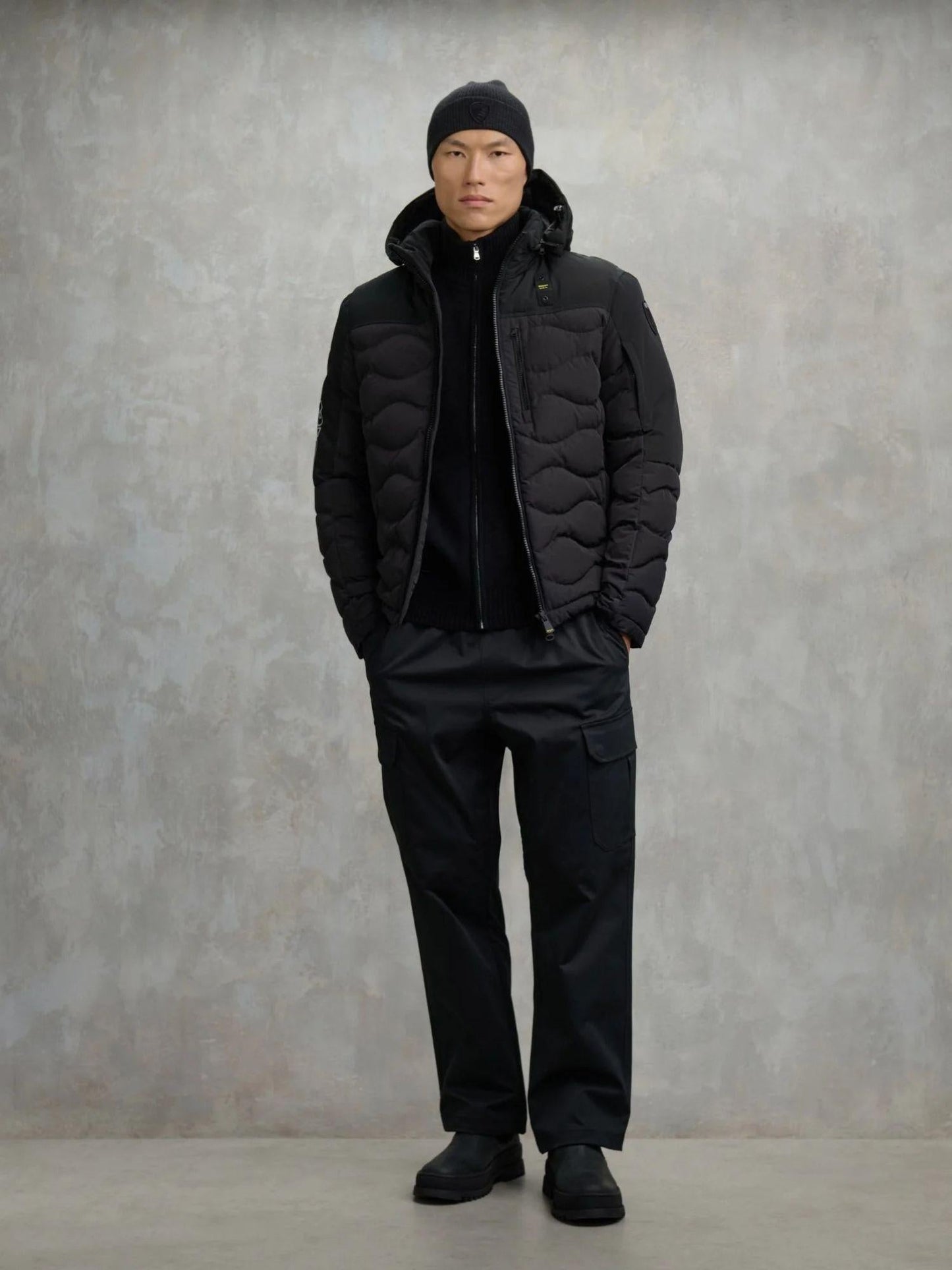 Blauer Giacca Invernale Uomo Ferwood Nera