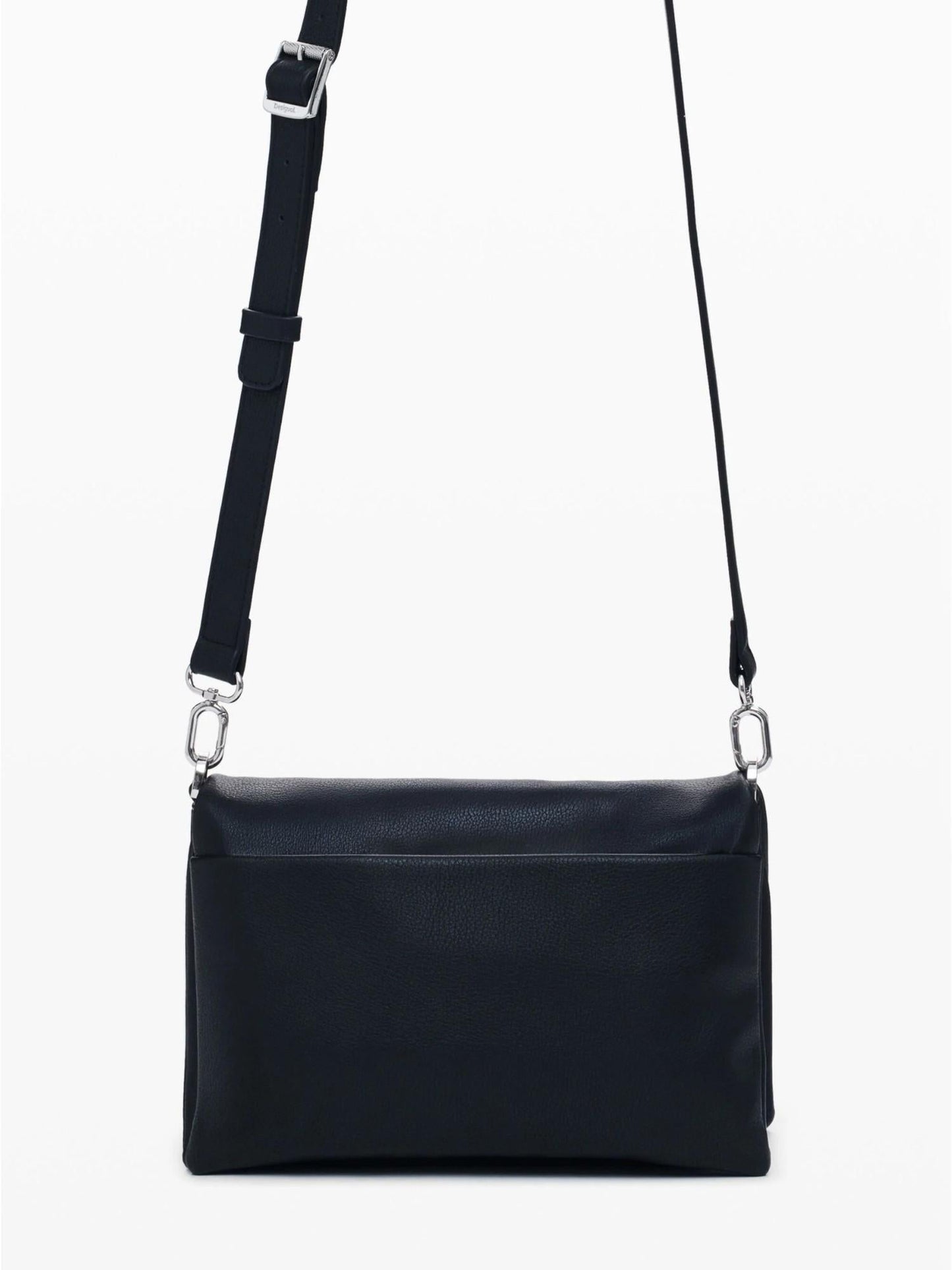 Desigual Borsa a tracolla effetto pelle Mickey media Donna Nero