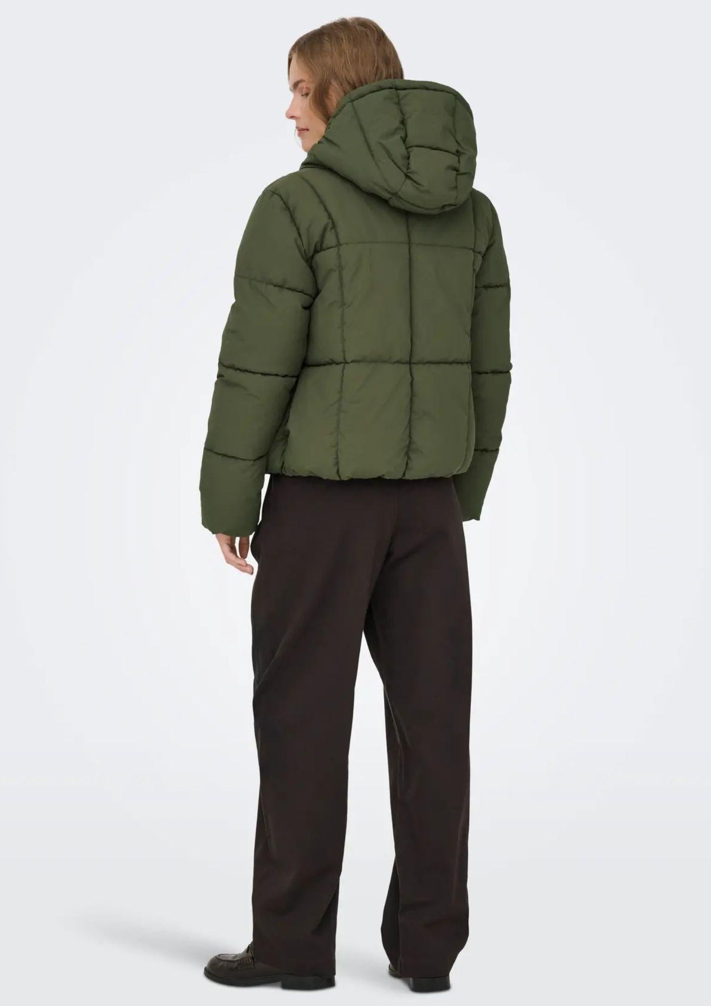 Jacqueline De Yong Giacca Invernale Donna Wonder Verde