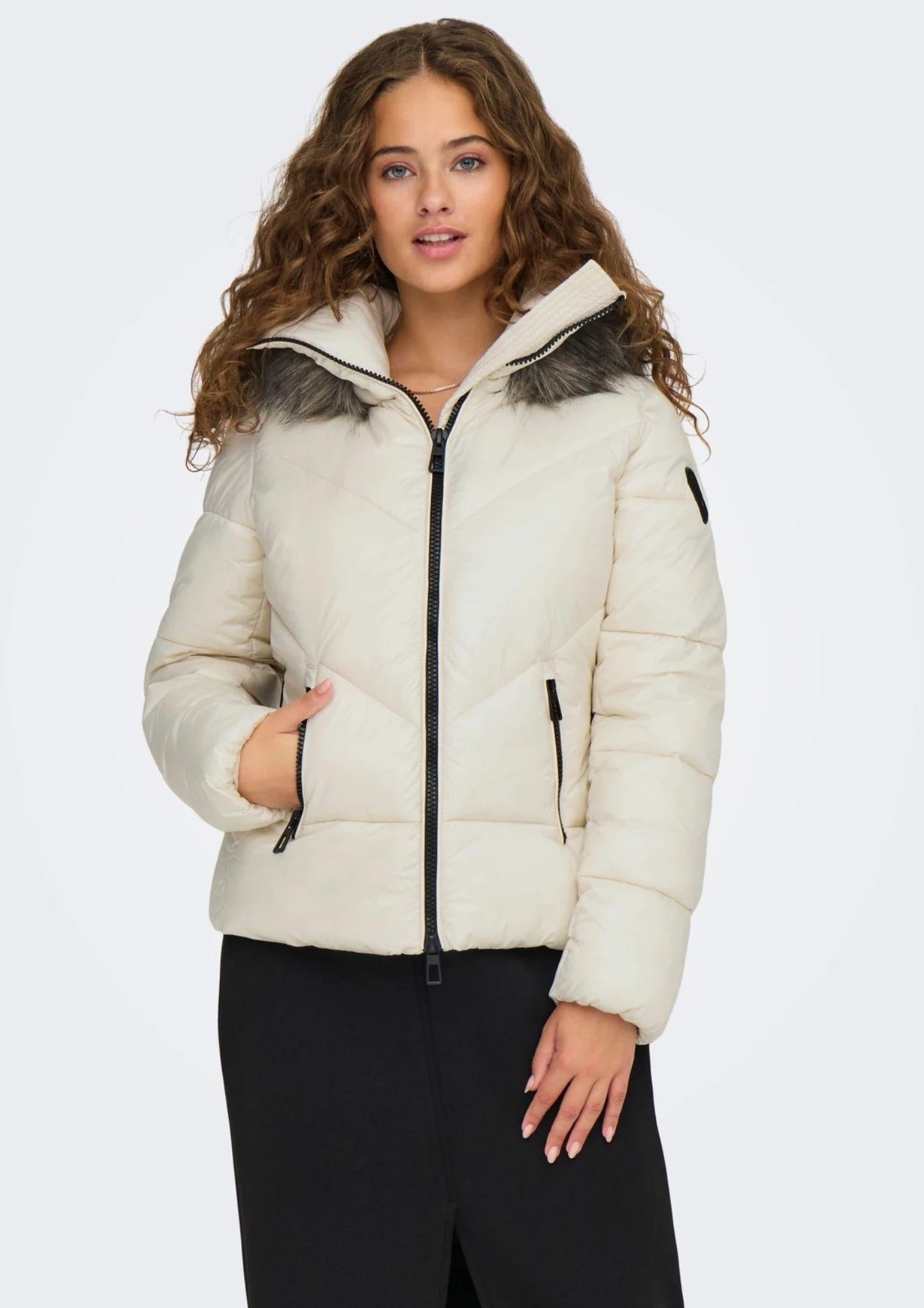 Only Giacca Invernale Donna Onlfever Bianco