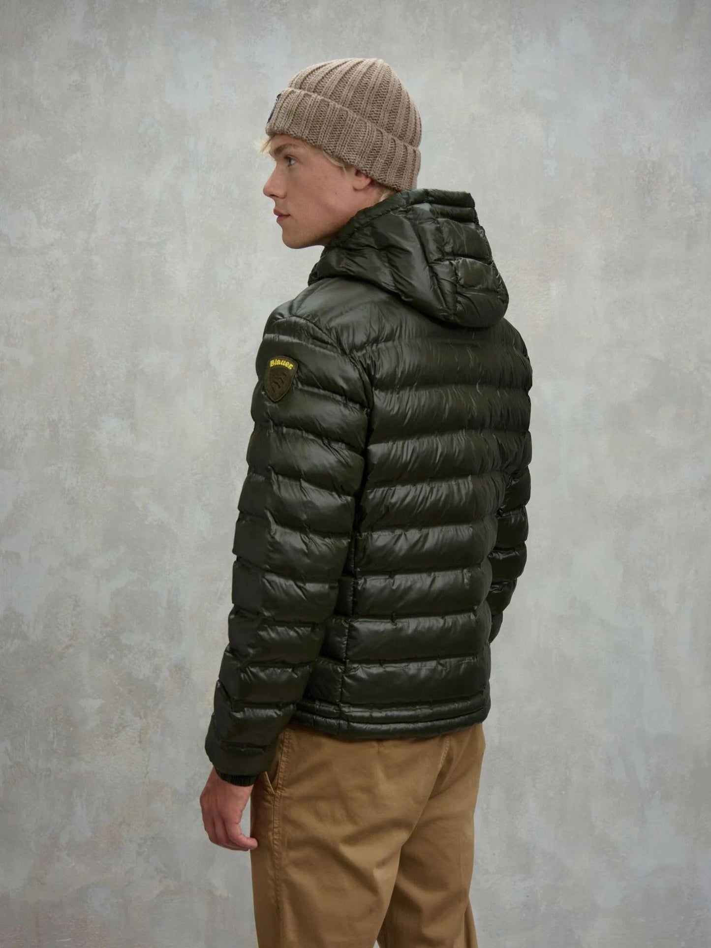 Blauer Giacca Invernale Uomo Charles Tiglio Selvatico Interno Tabacco