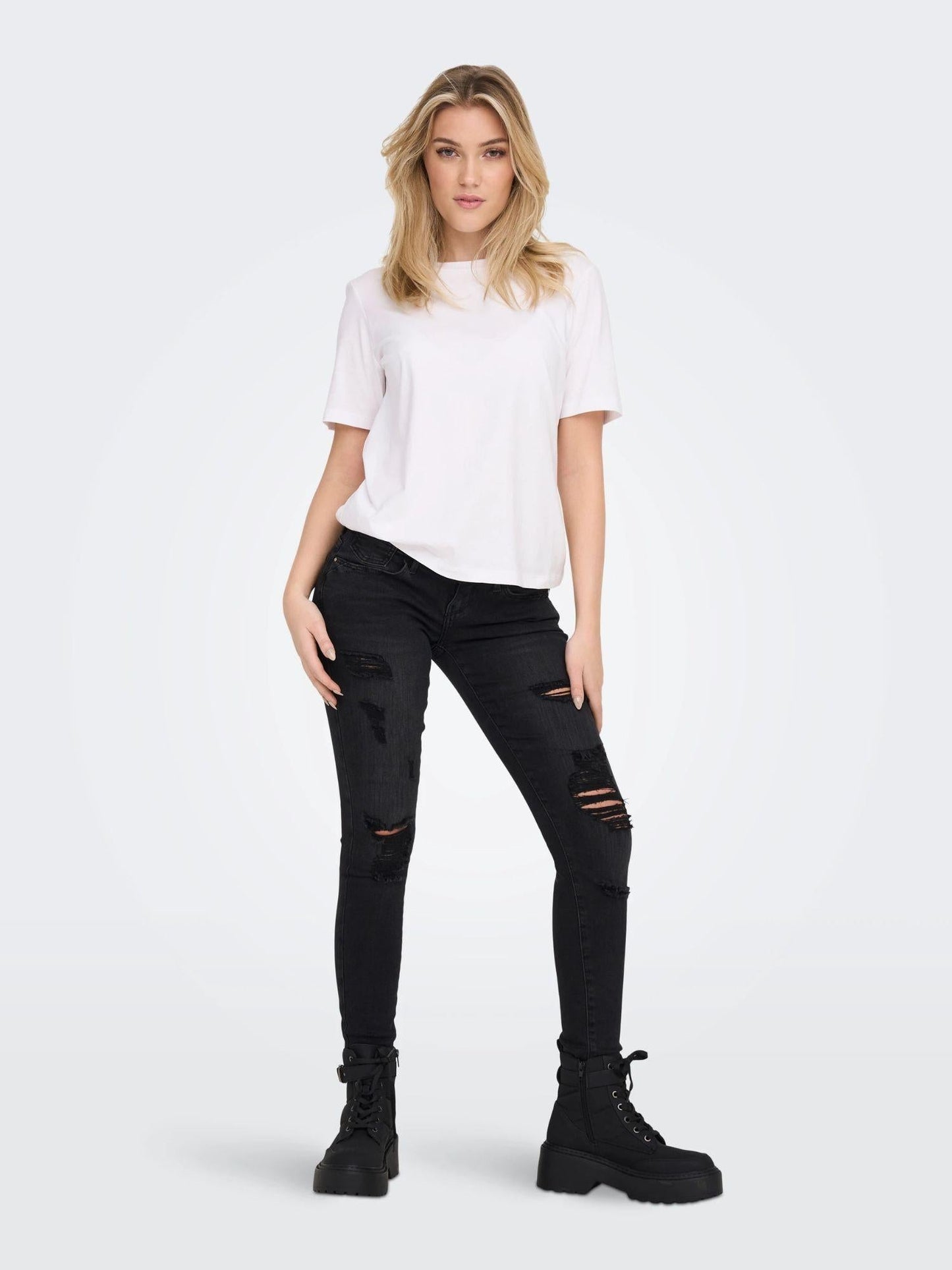 Only T-Shirt Donna Only Bianco