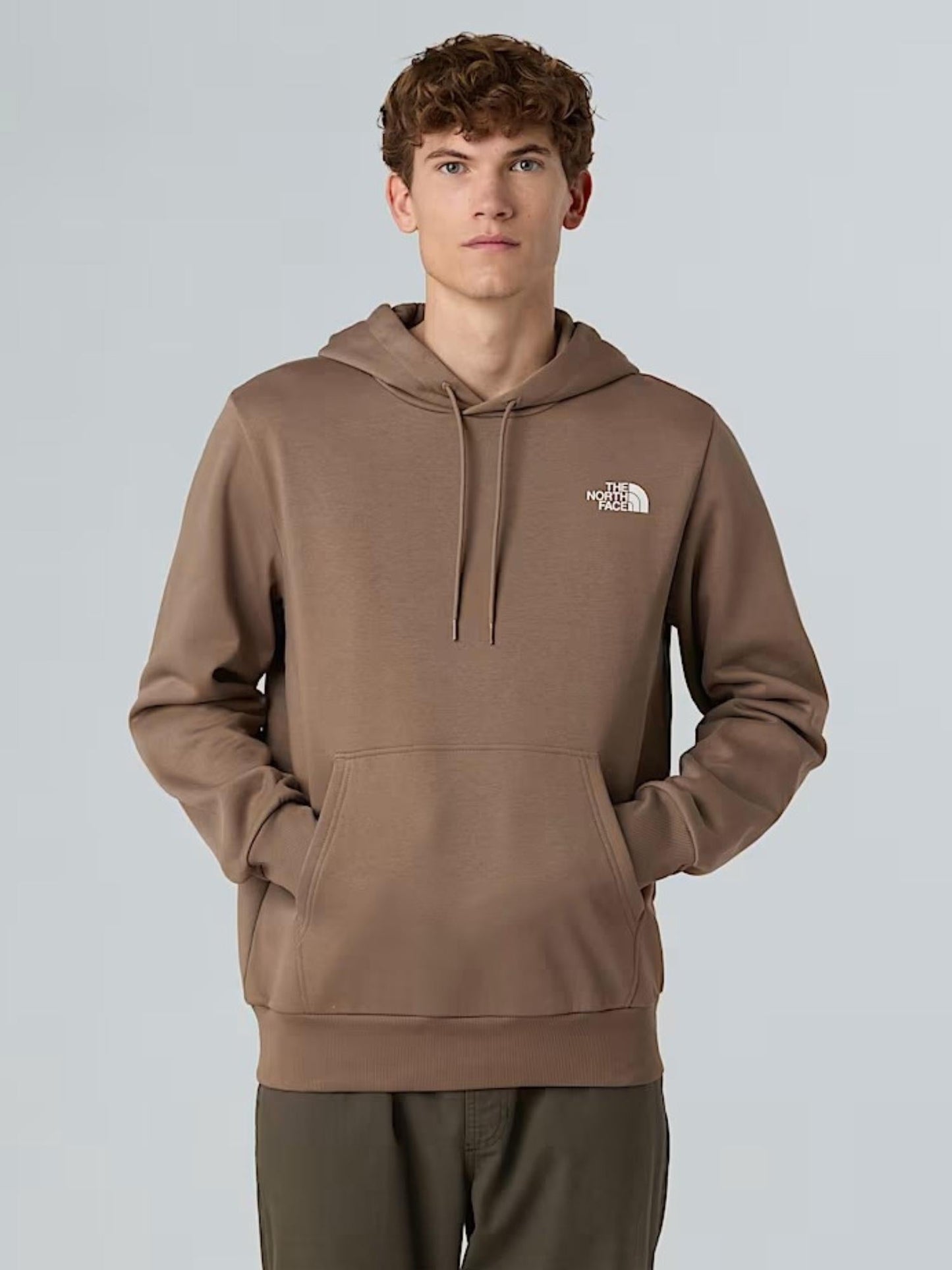 The North Face Felpa Uomo Simple Dome Con Cappuccio Marrone Mocha