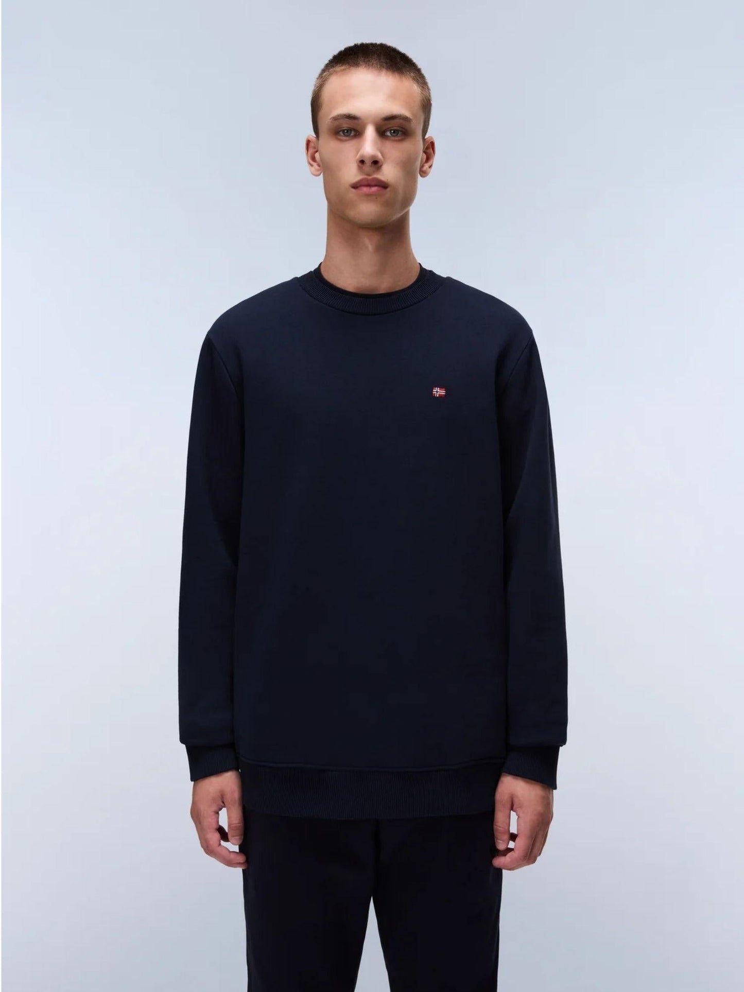 Napapijri Felpa Uomo Balis Blu Scuro