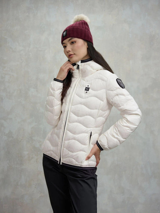 Blauer Piumino Donna Camelia Bianco ottico