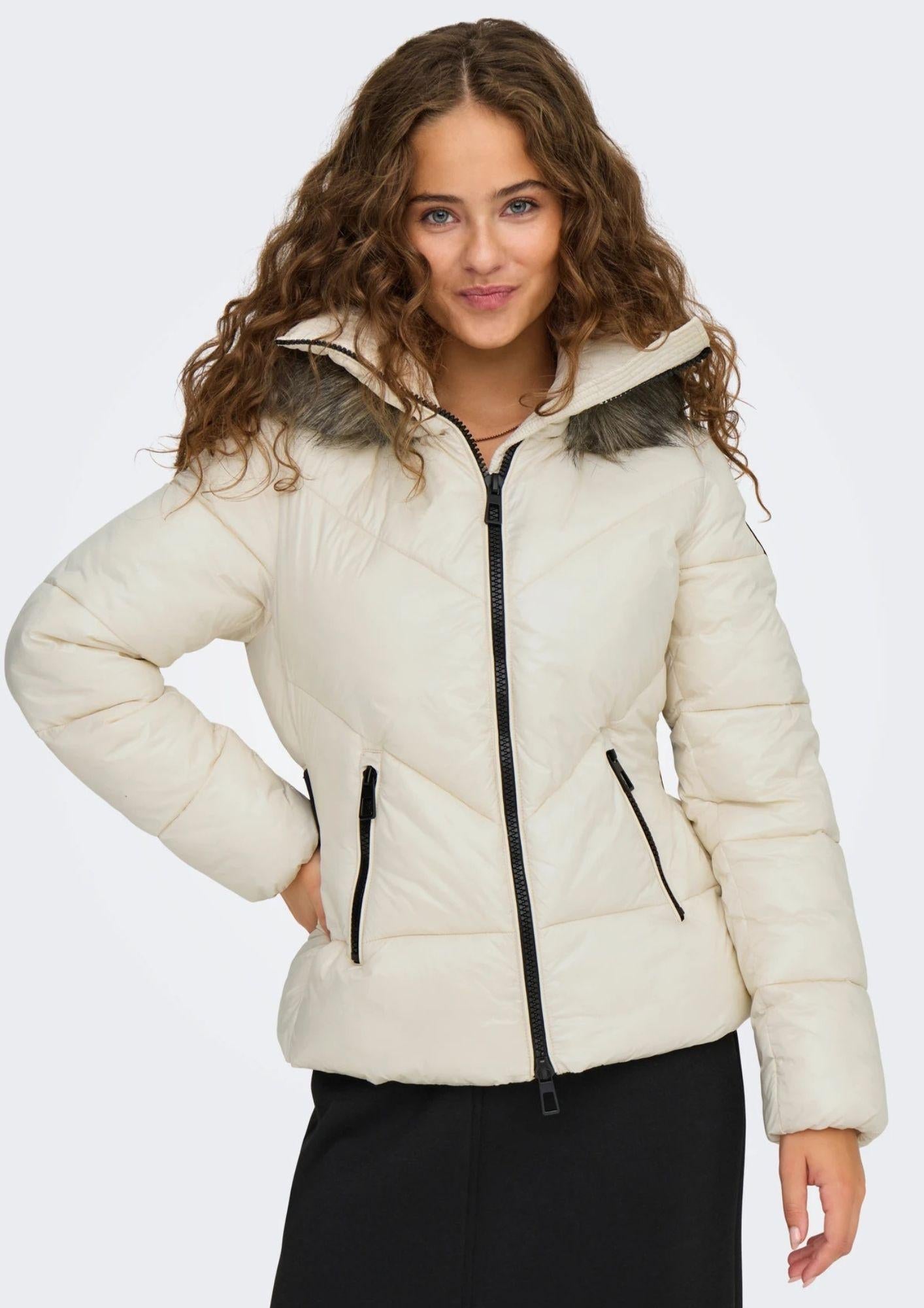 Only Giacca Invernale Donna Onlfever Bianco