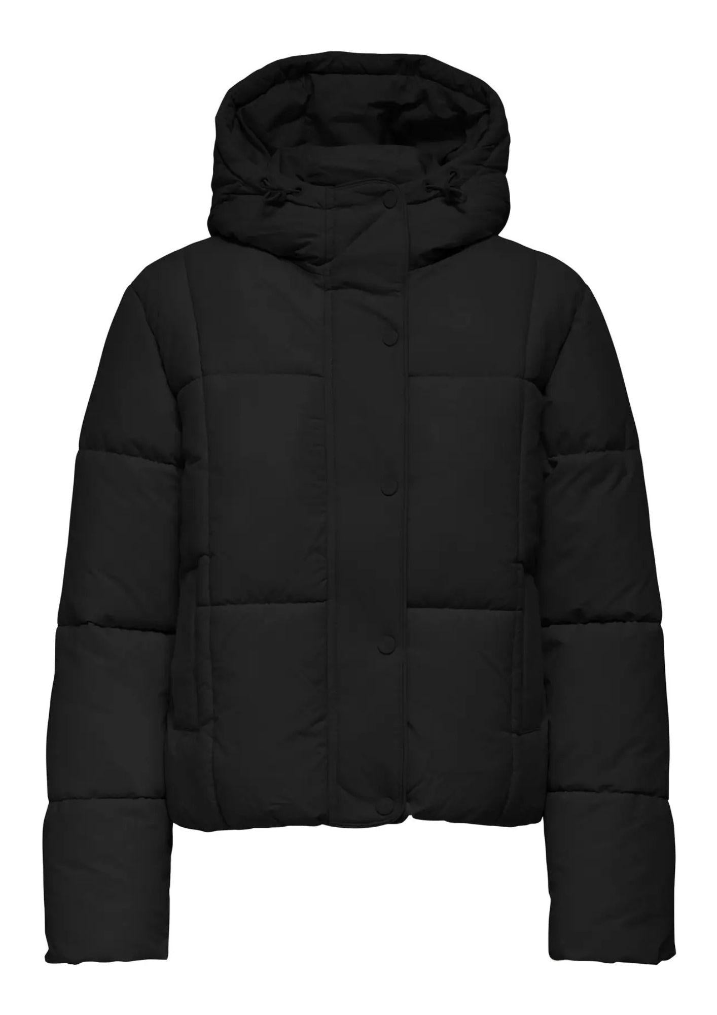 Jacqueline De Yong Giacca Invernale Donna Wonder Nera