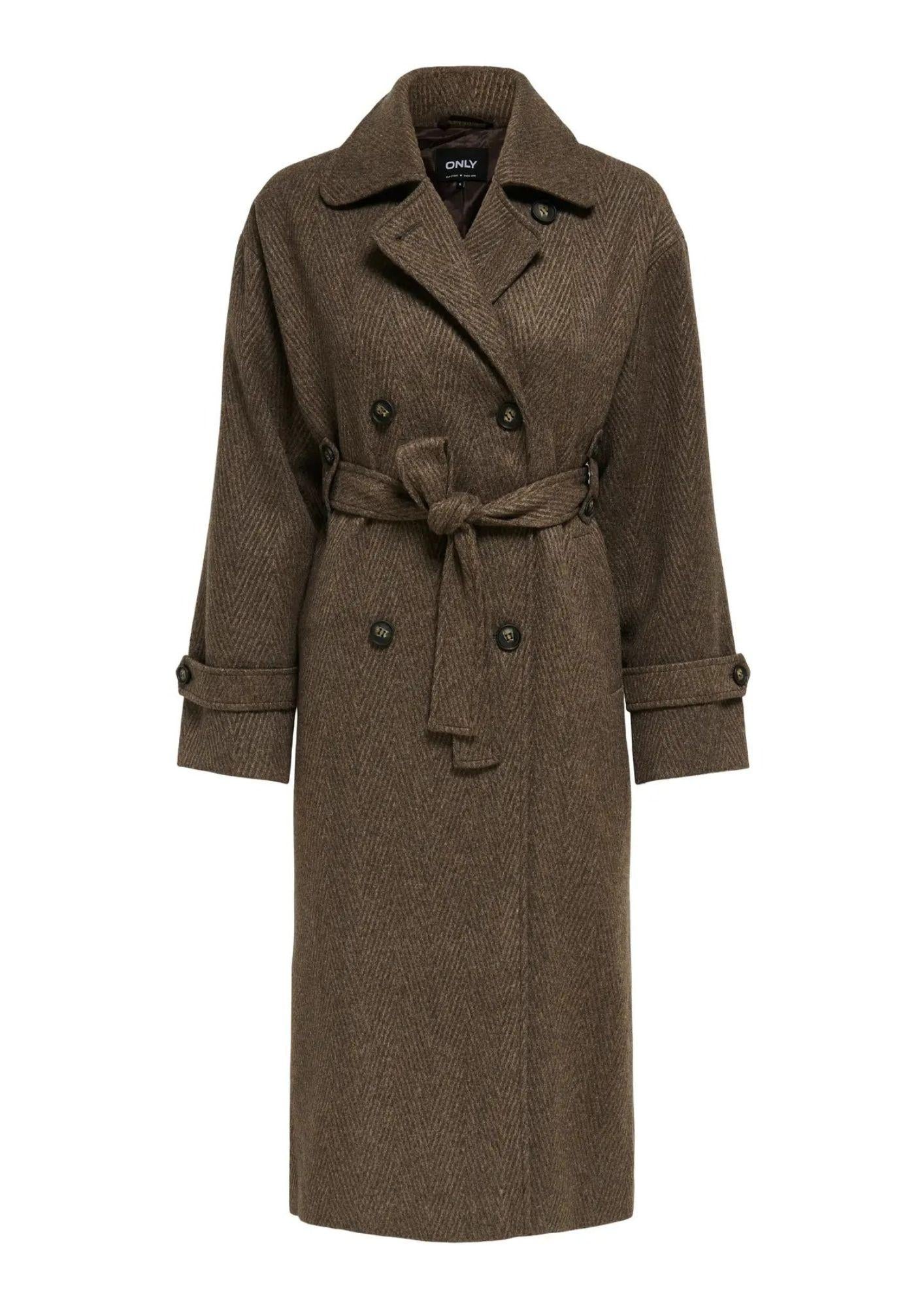 Cappotto Donna Only Gina Marrone