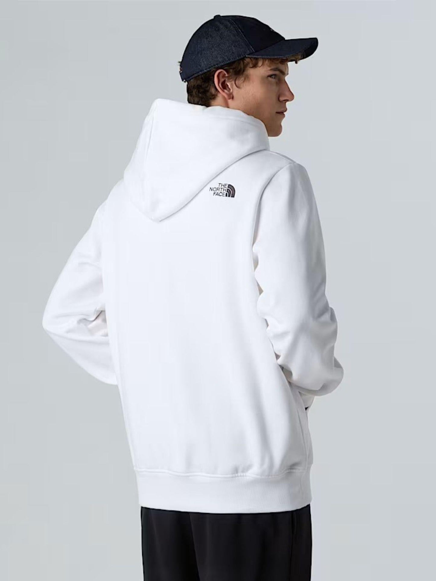 The North Face Felpa Uomo Drew Peak Con Cappuccio Bianco Nero
