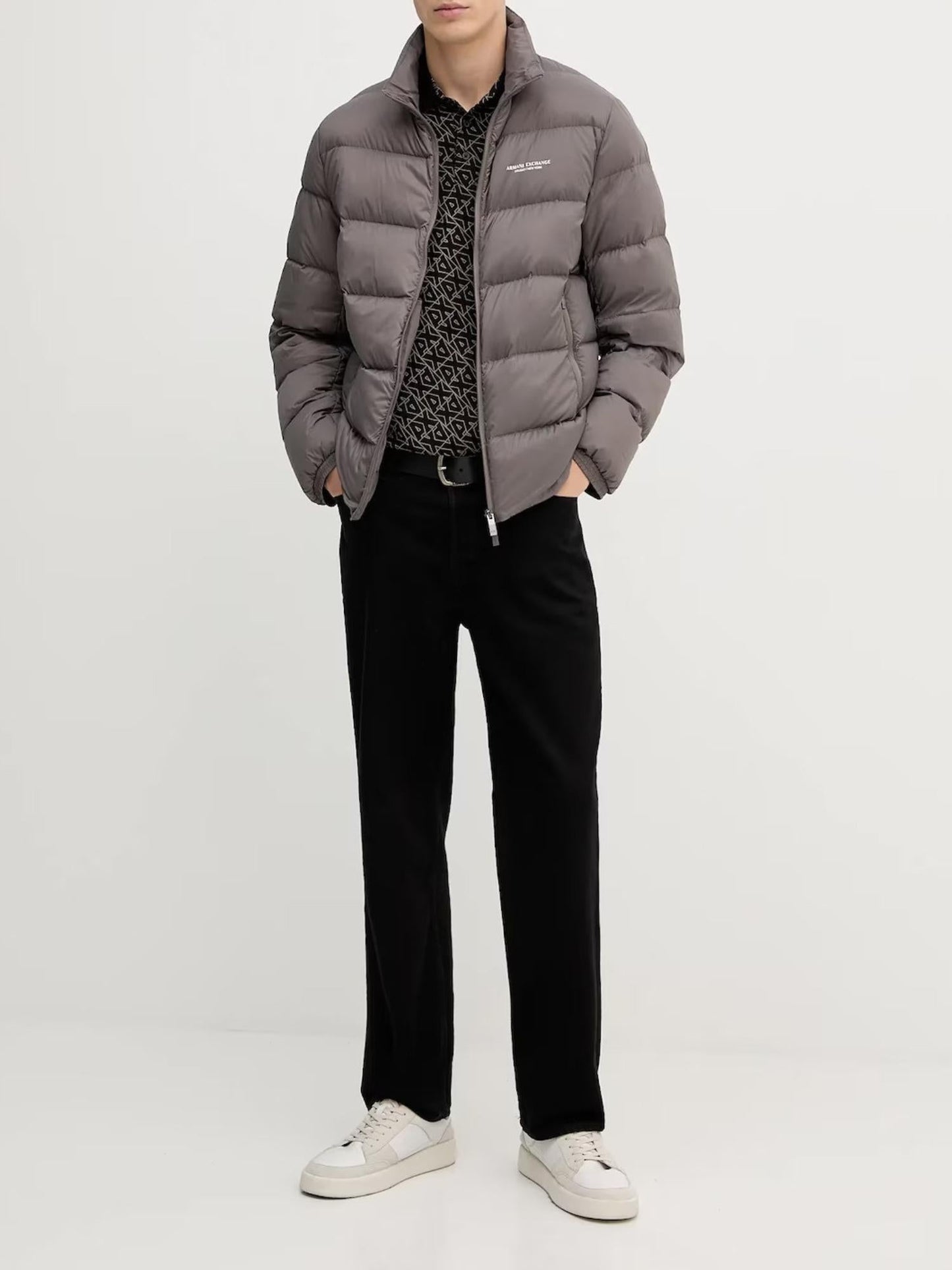 Armani Exchange Piumino Uomo Grigio