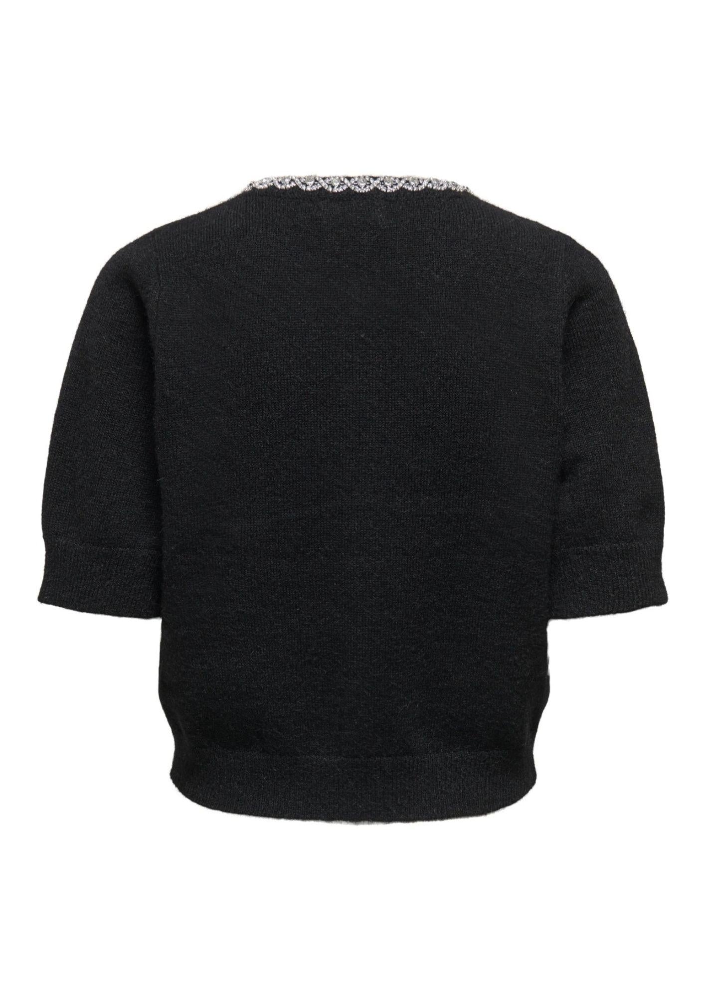 Jacqueline De Yong Cardigan Donna Alva Nero