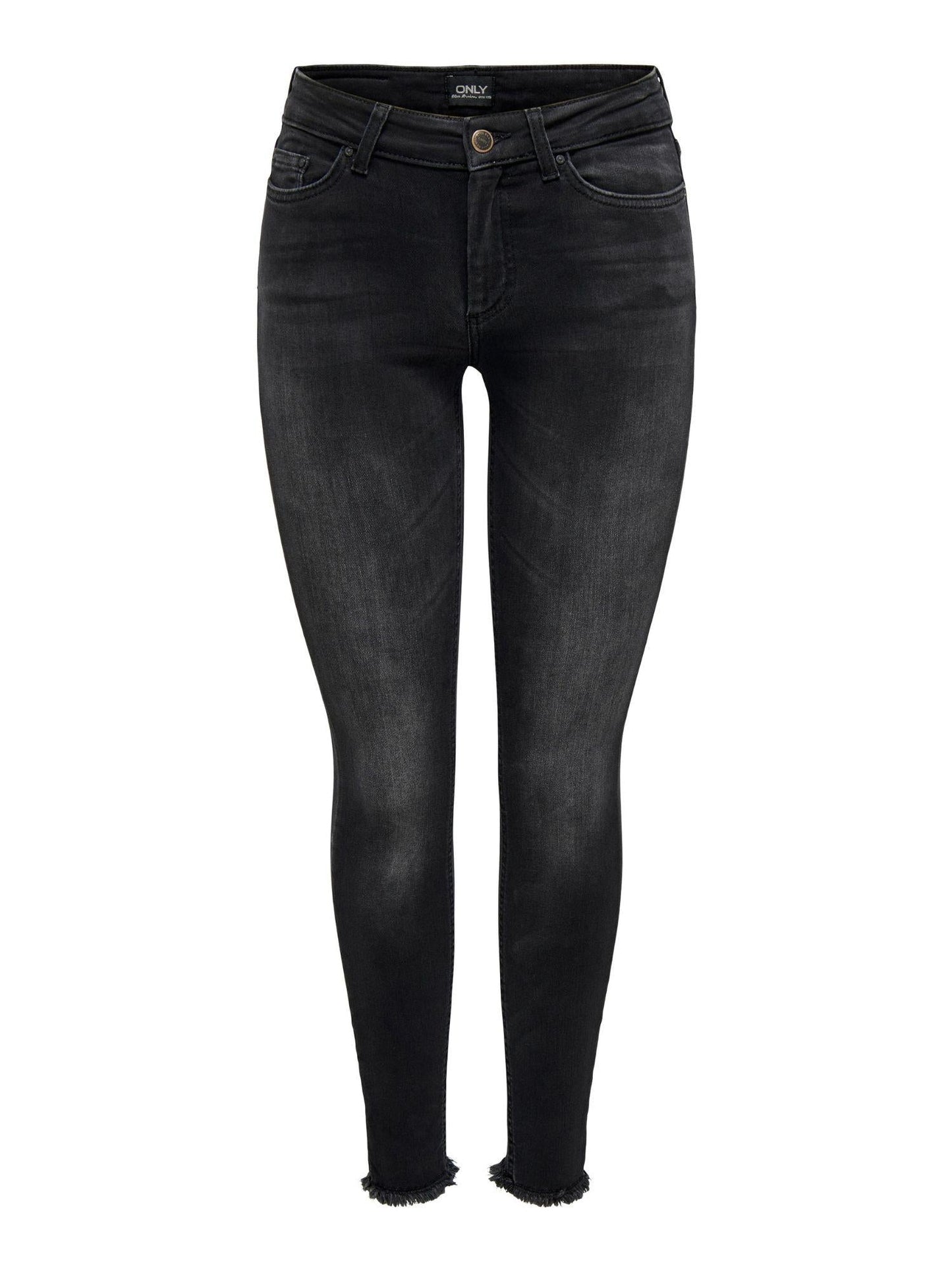 Only ONLBLUSH Vita media Skinny Fit Jeans Donna Black Denim