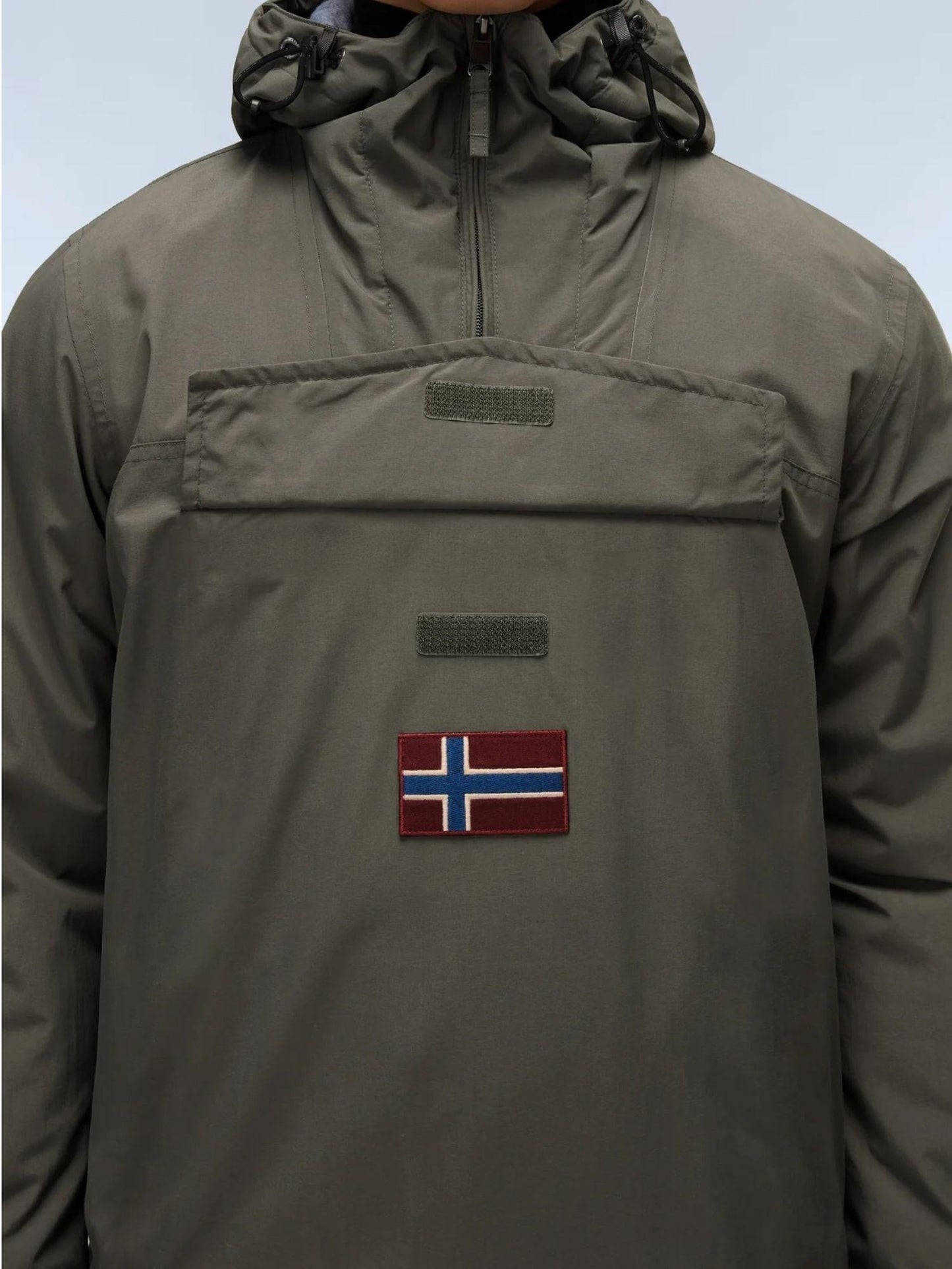 Napapijri Giacca Anorak Invernale Uomo Rainforest Verde Tè