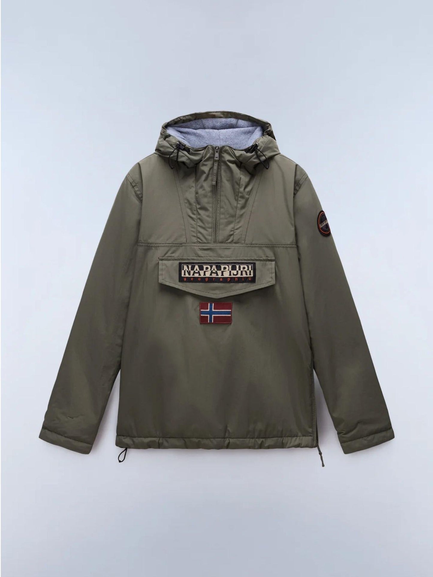 Napapijri Giacca Anorak Invernale Uomo Rainforest Verde Tè