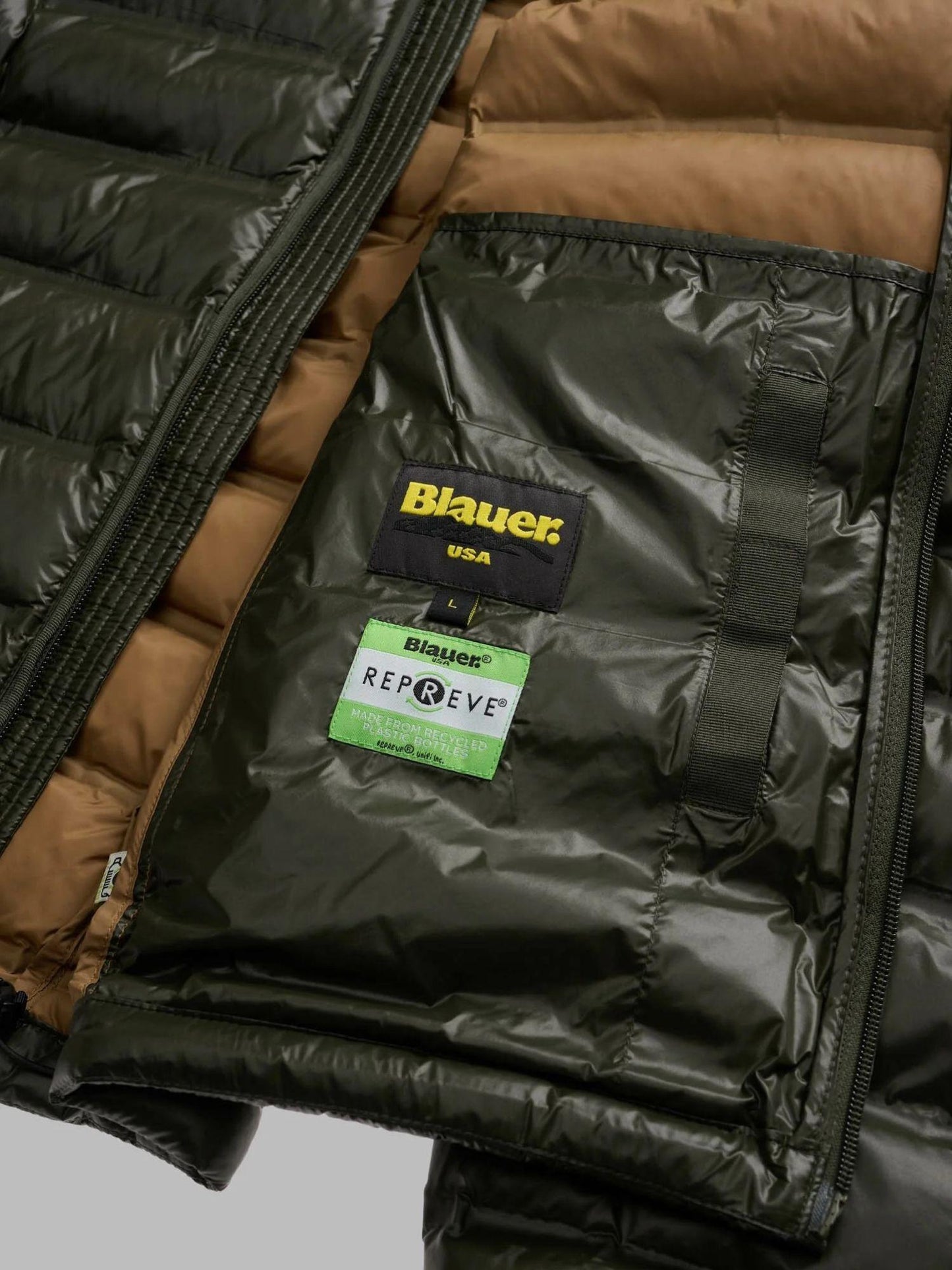 Blauer Giacca Invernale Uomo Charles Tiglio Selvatico Interno Tabacco