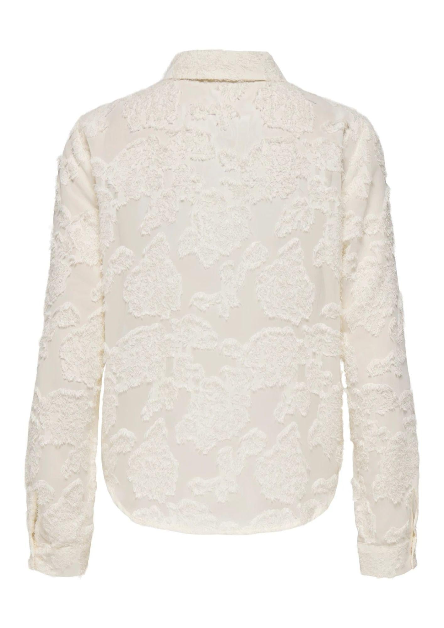 Jacqueline De Yong Camicia Donna Maya Bianca