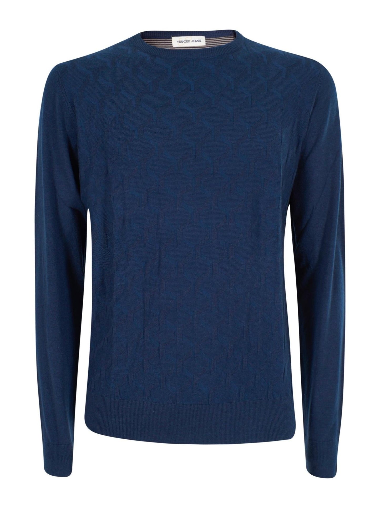 Yes Zee Maglia Girocollo Uomo Blu