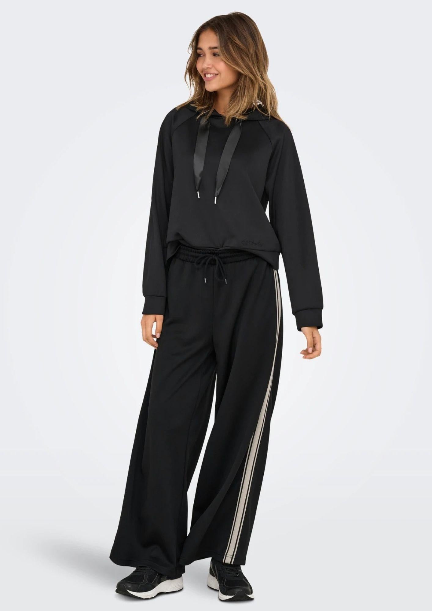 Only Pantalone Donna Asta Nero