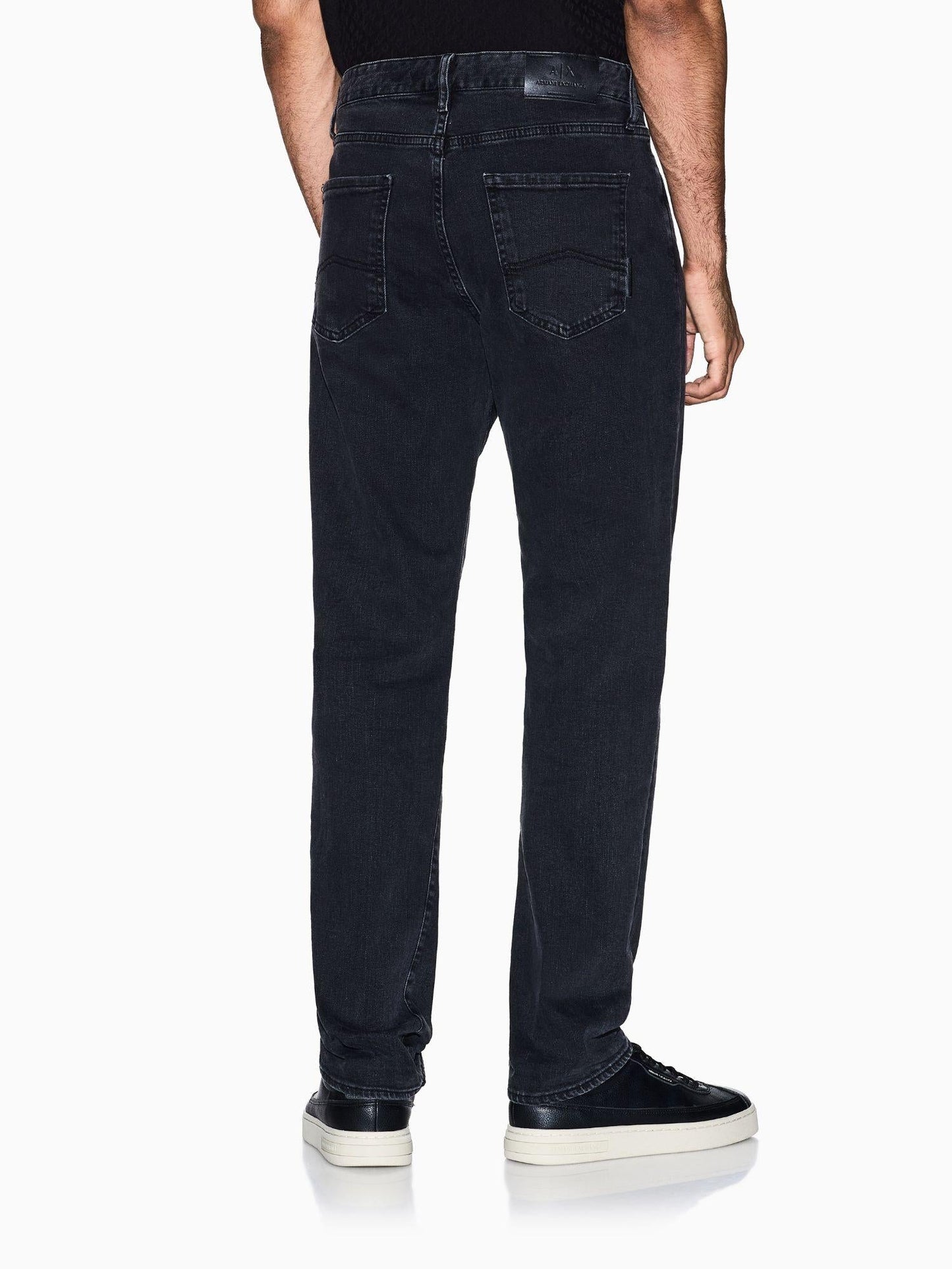 Armani Exchange Jeans Uomo Skinny Stone Washed Grigio