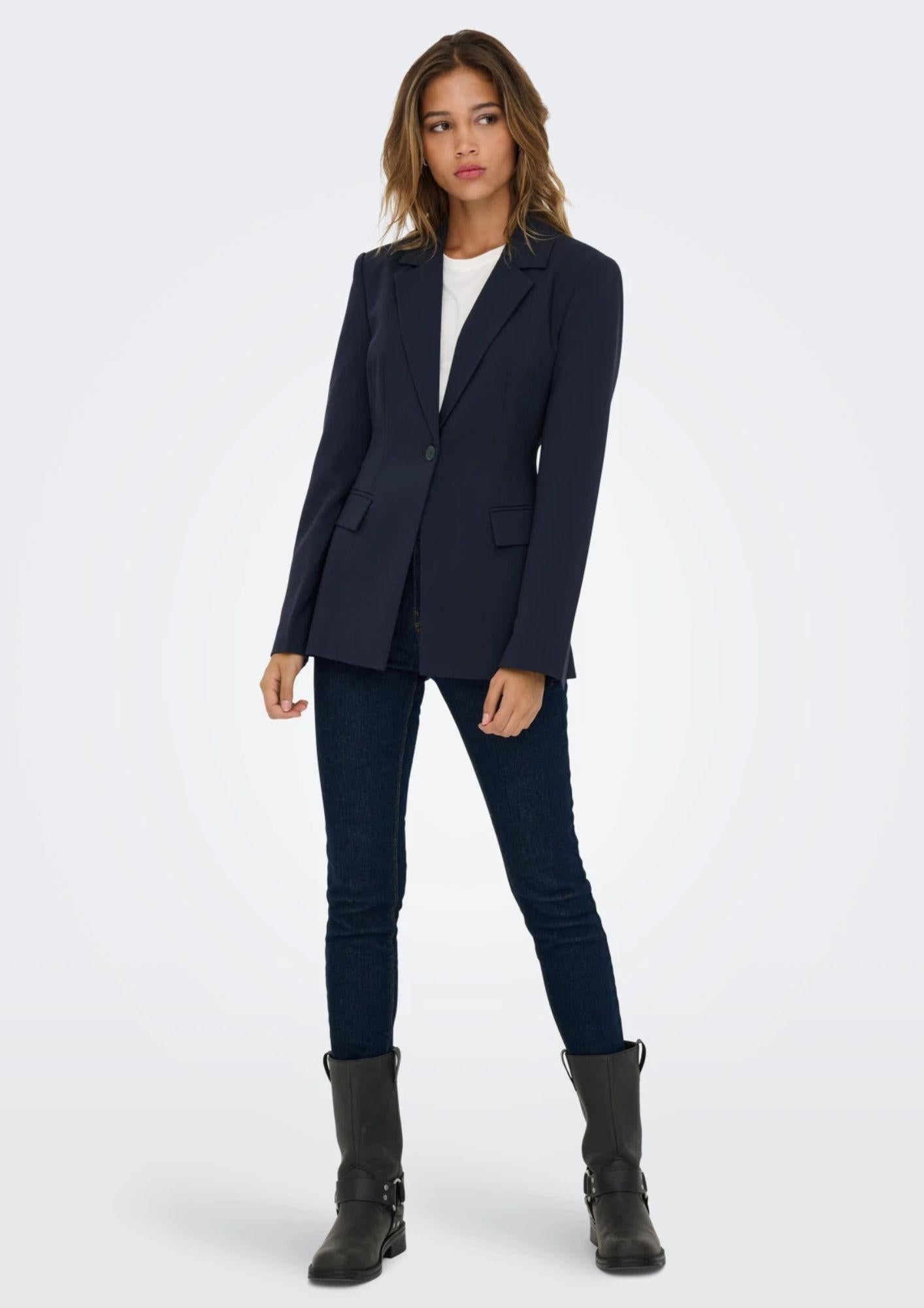 Only Giacca Donna Raven Blu