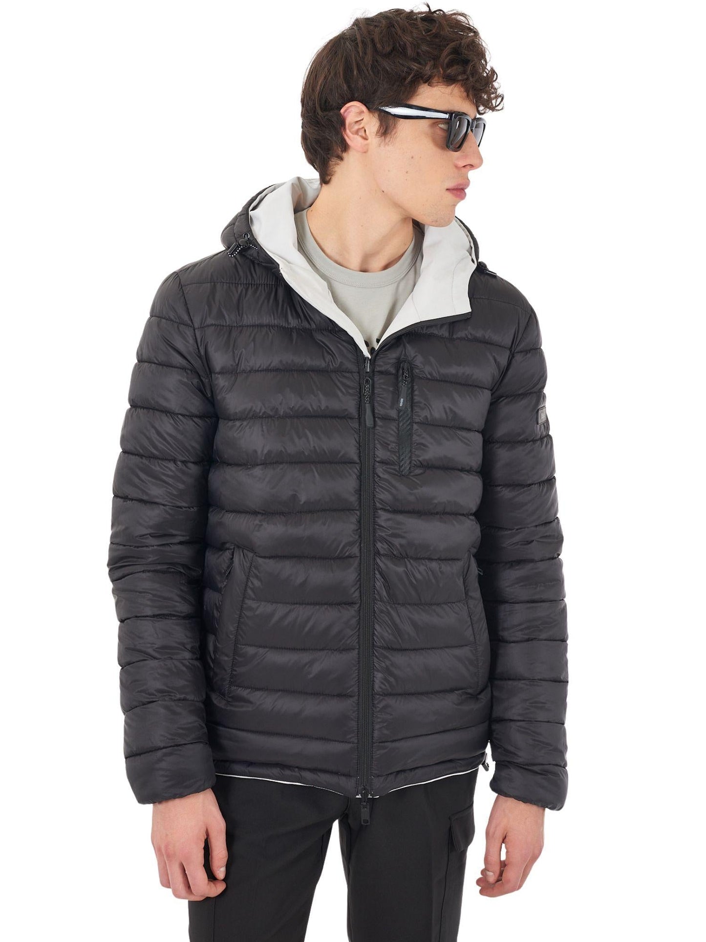 Yes Zee Giubbino Uomo reversibile Bianco