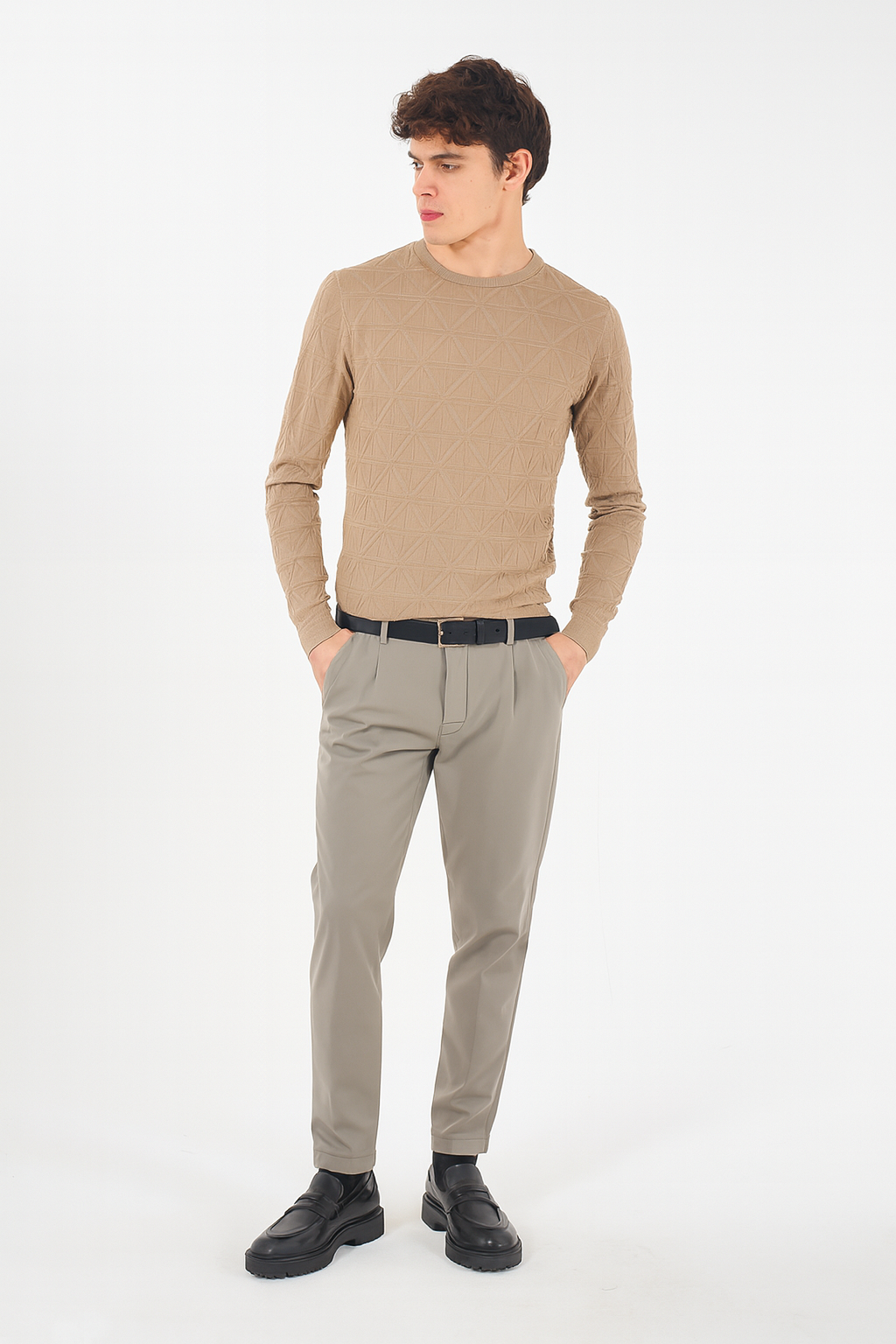 Yes Zee Maglia Uomo Fango