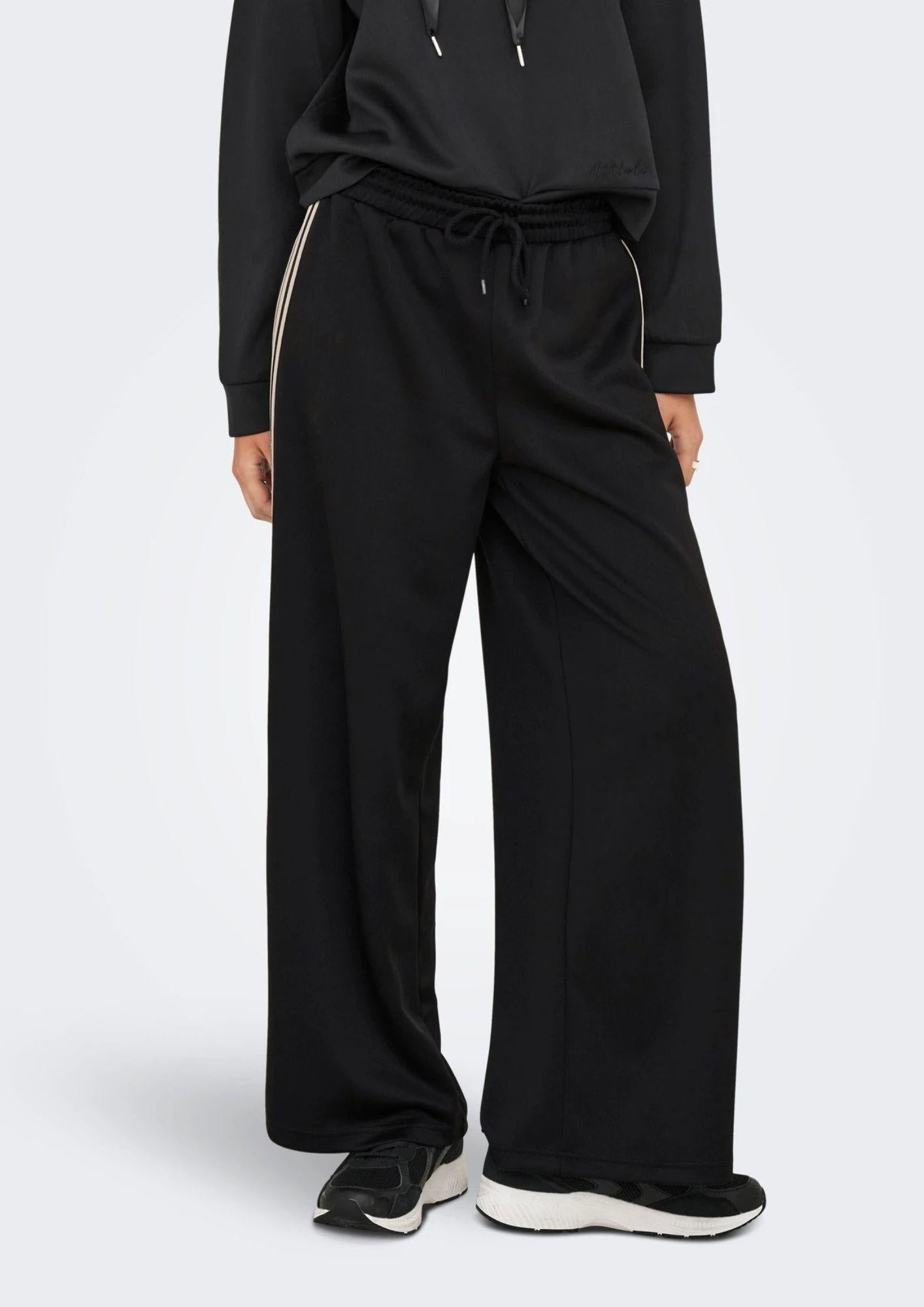 Only Pantalone Donna Asta Nero