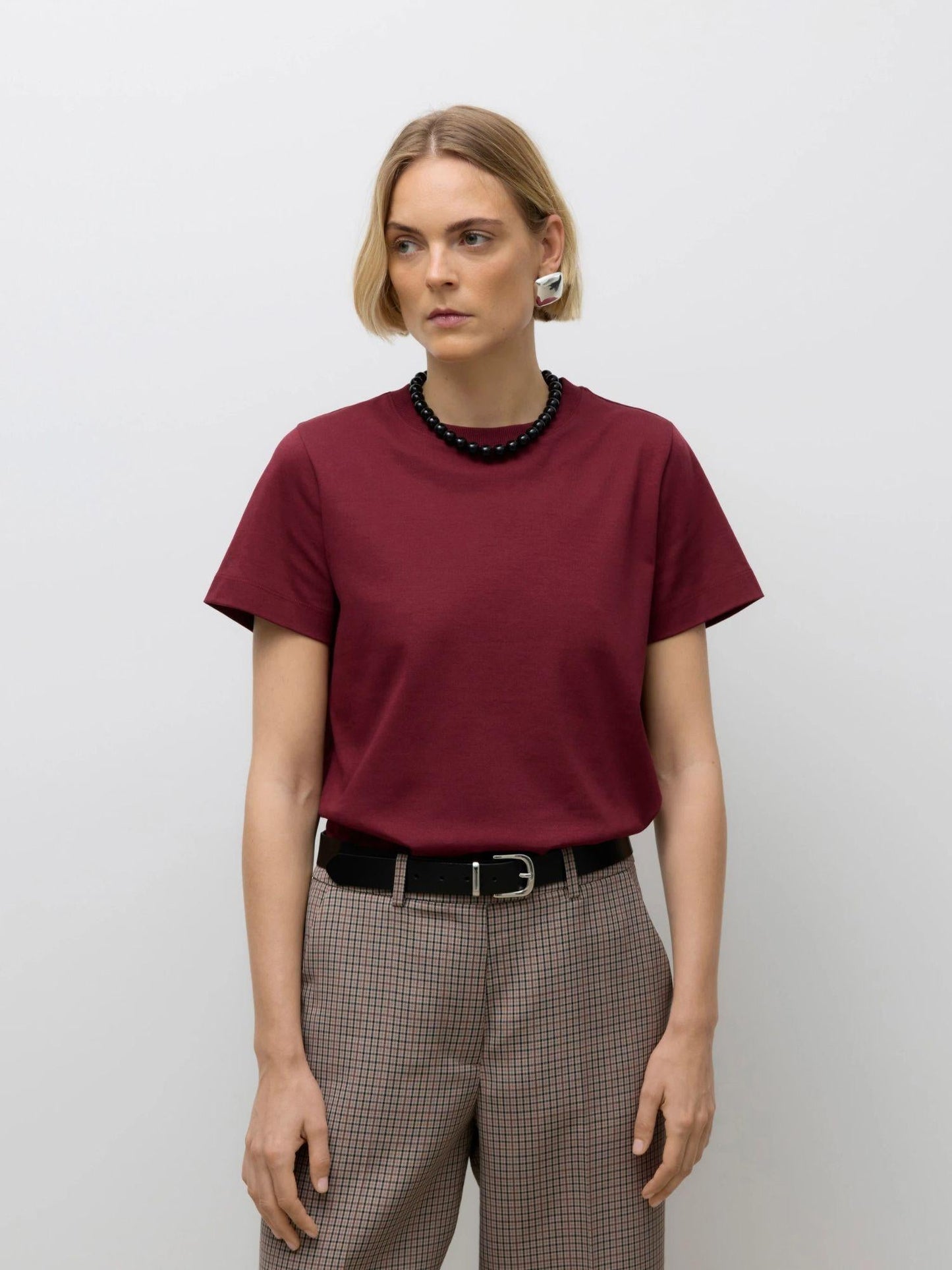 Aware T-Shirt Donna Awnaima Purple Zinfandel