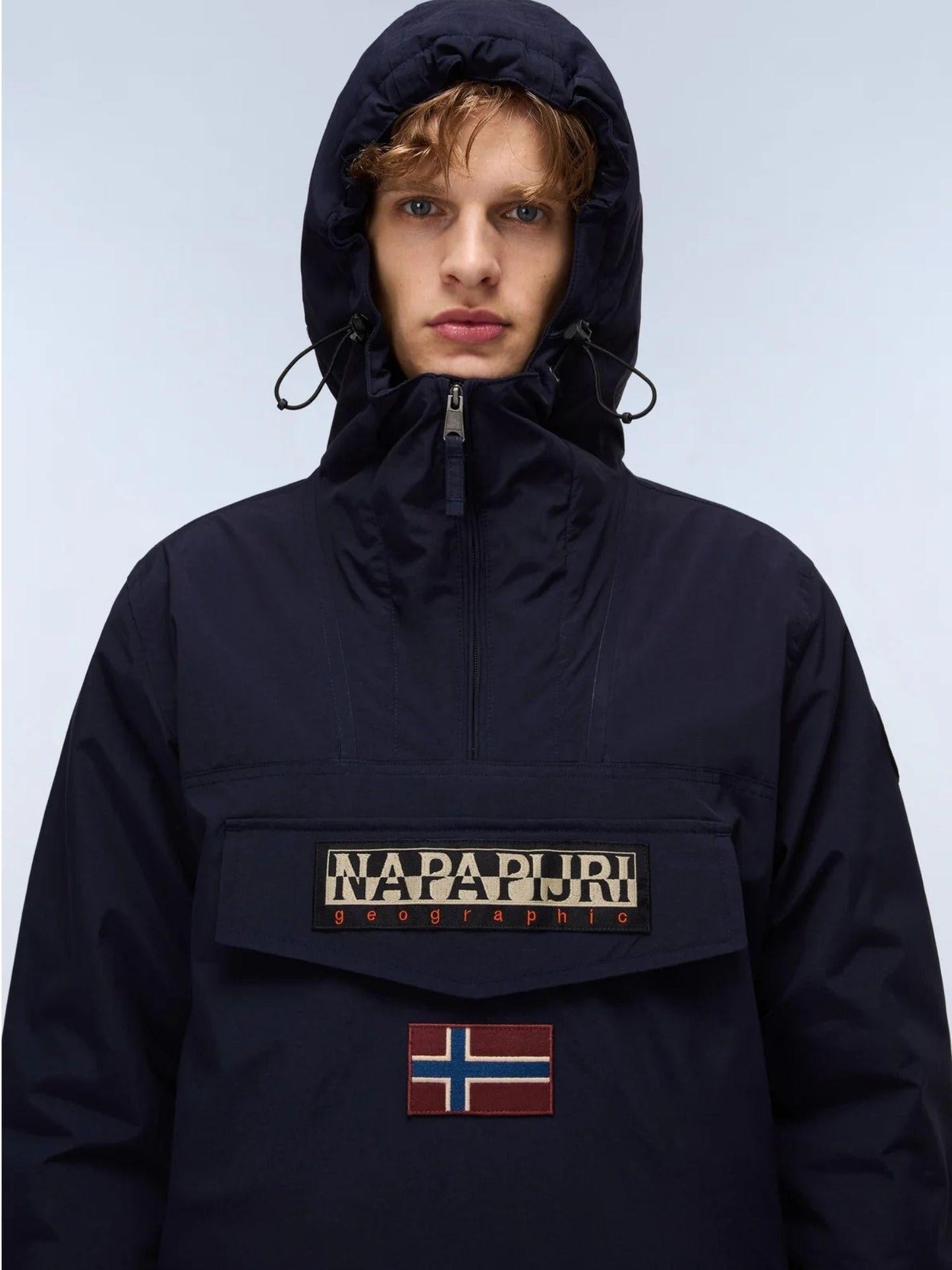 Napapijri Giacca Anorak Invernale Uomo Rainforest Blu Scuro
