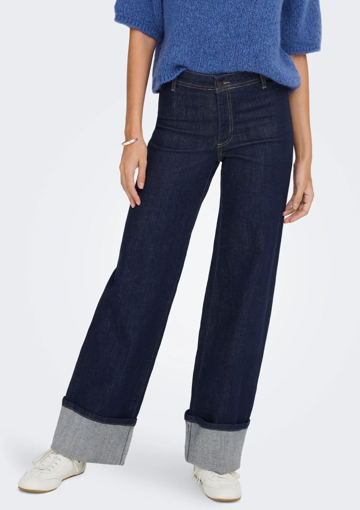 Jaqueline De Yong Jeans Donna Vanessa Denim Blu Scuro