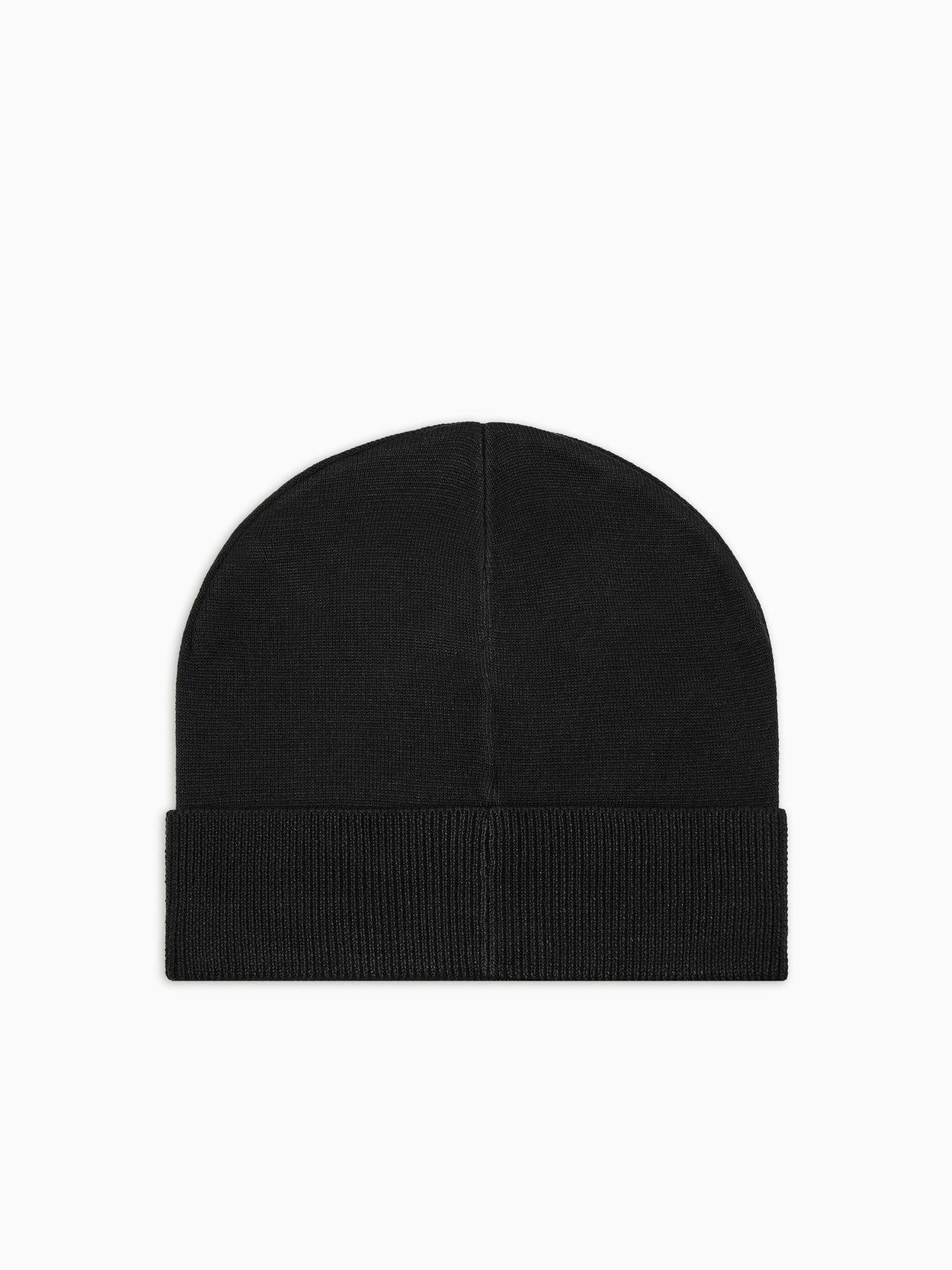 EA7 Emporio Armani Beanie Unisex Visibility Con Maxi Logo EA7 Nero Logo Bianco