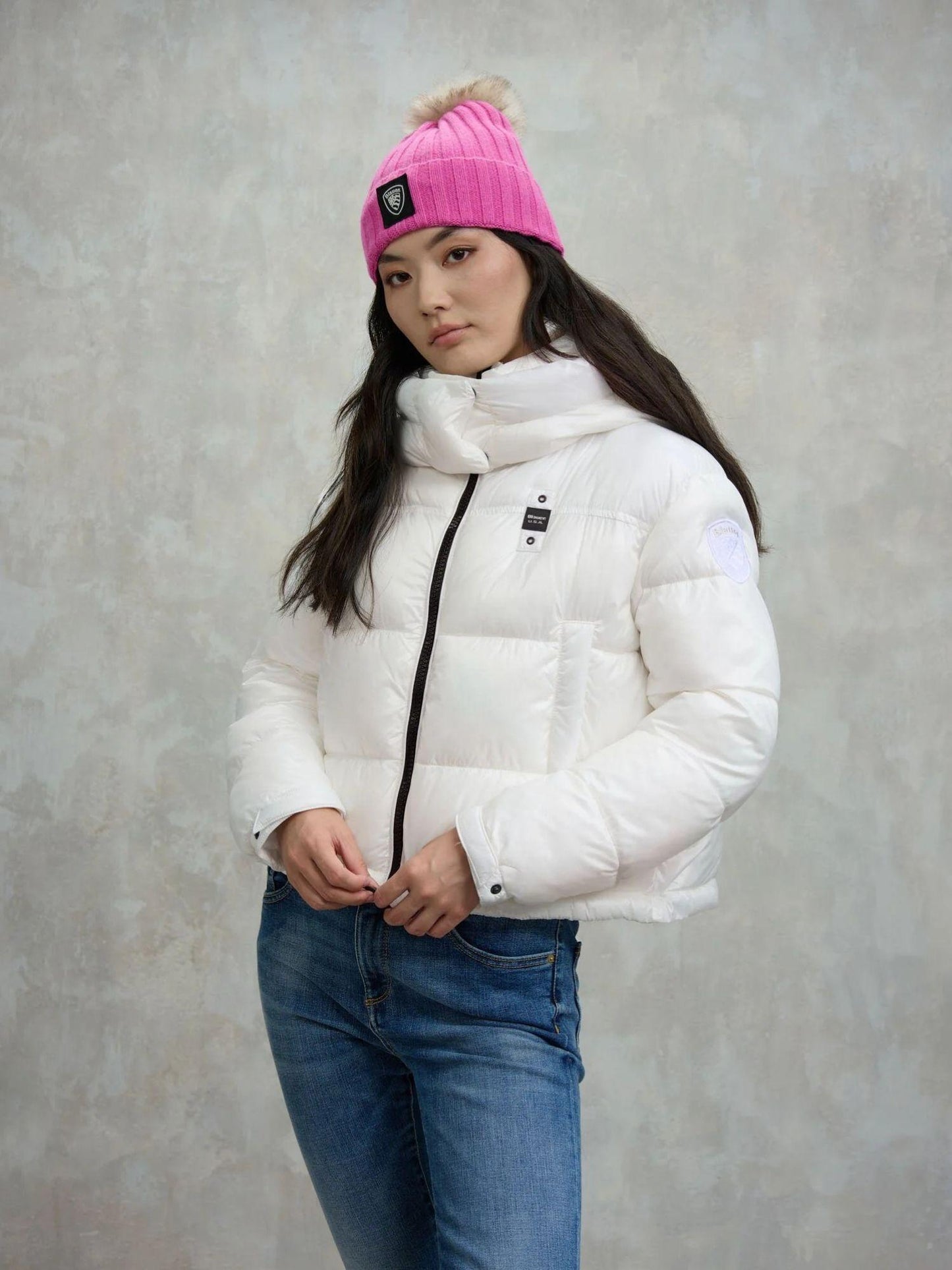 Blauer Giacca Invernale Donna Gloria Bianco Ottico