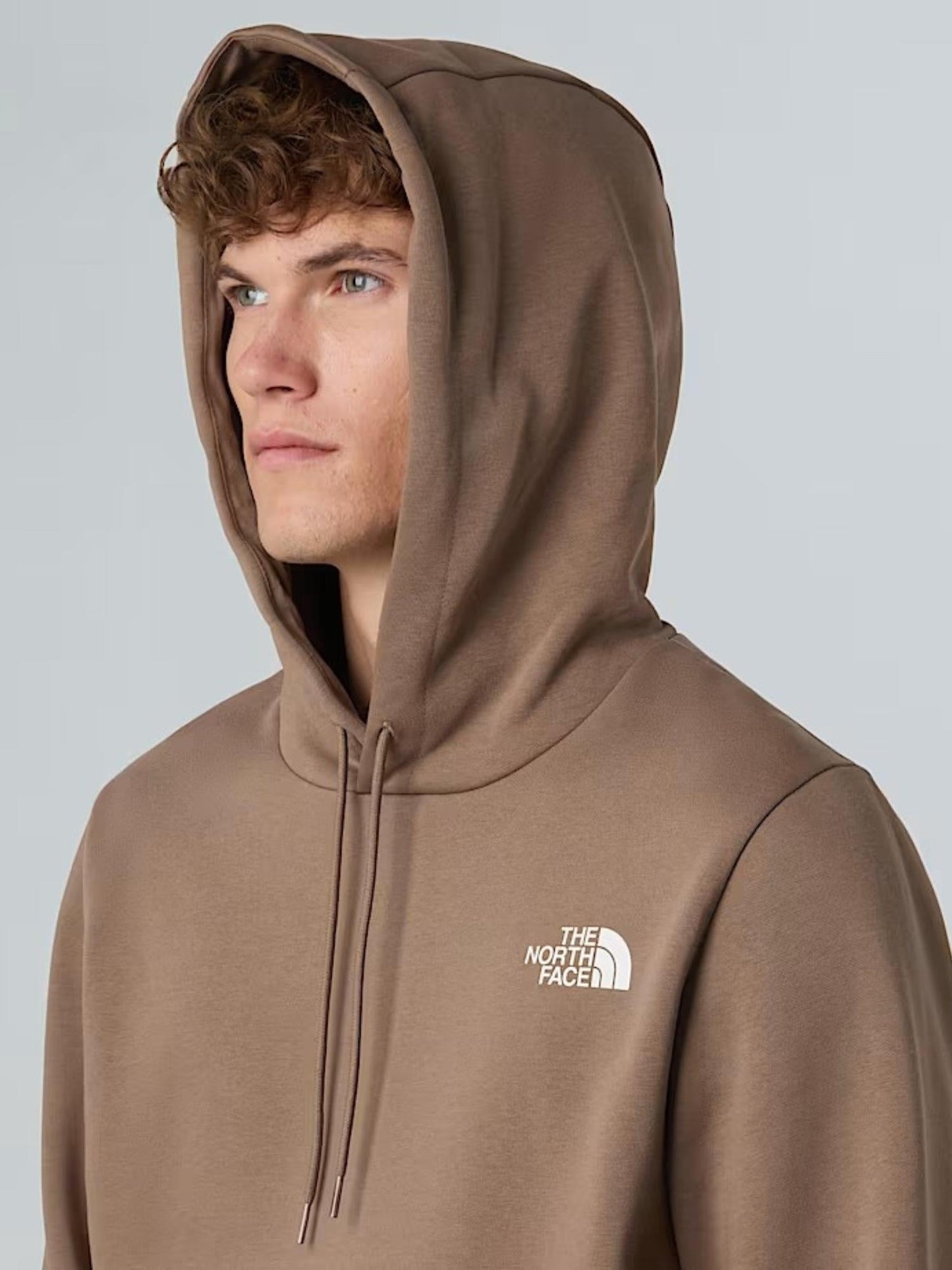 The North Face Felpa Uomo Simple Dome Con Cappuccio Marrone Mocha
