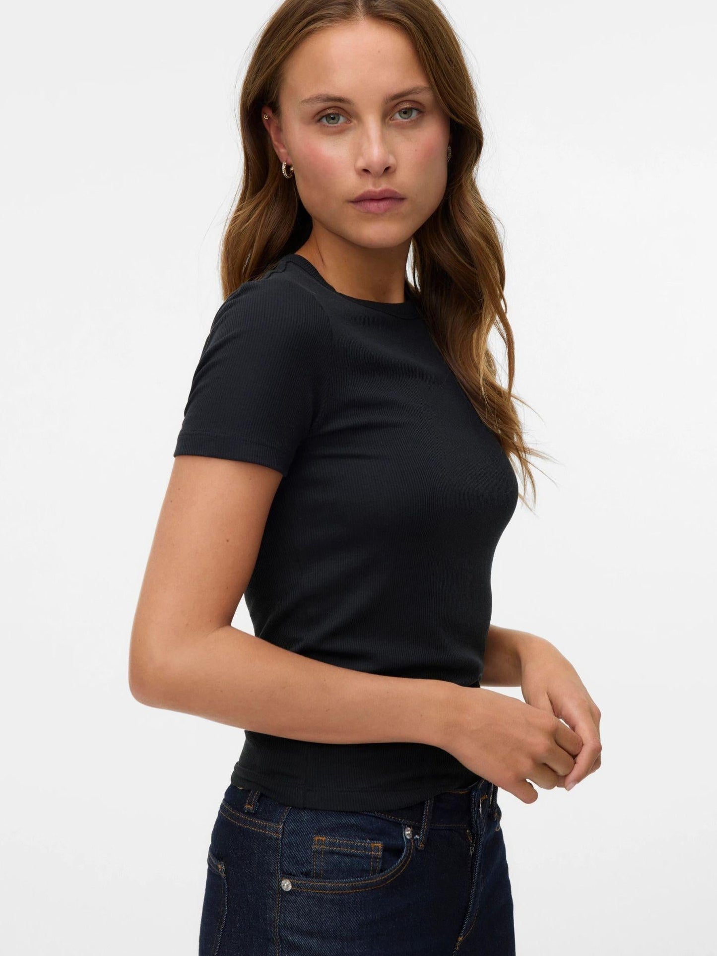 Aware Top Donna Irwina Nero