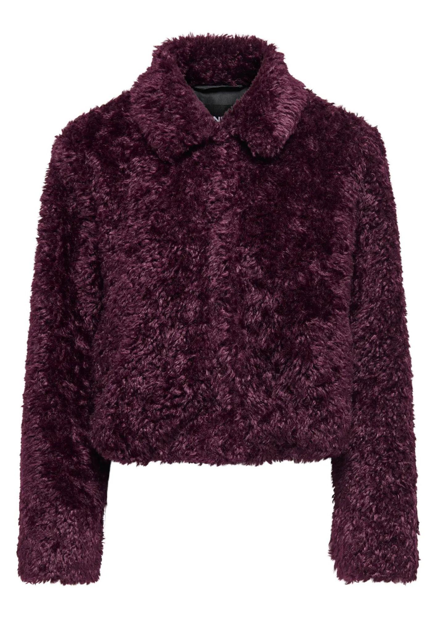 Only Giacca Teddy Donna Ginny Bordeaux