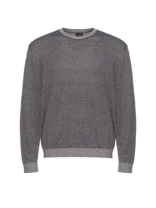 Armani Exchange Maglione Uomo Deep Navy Wind Chime