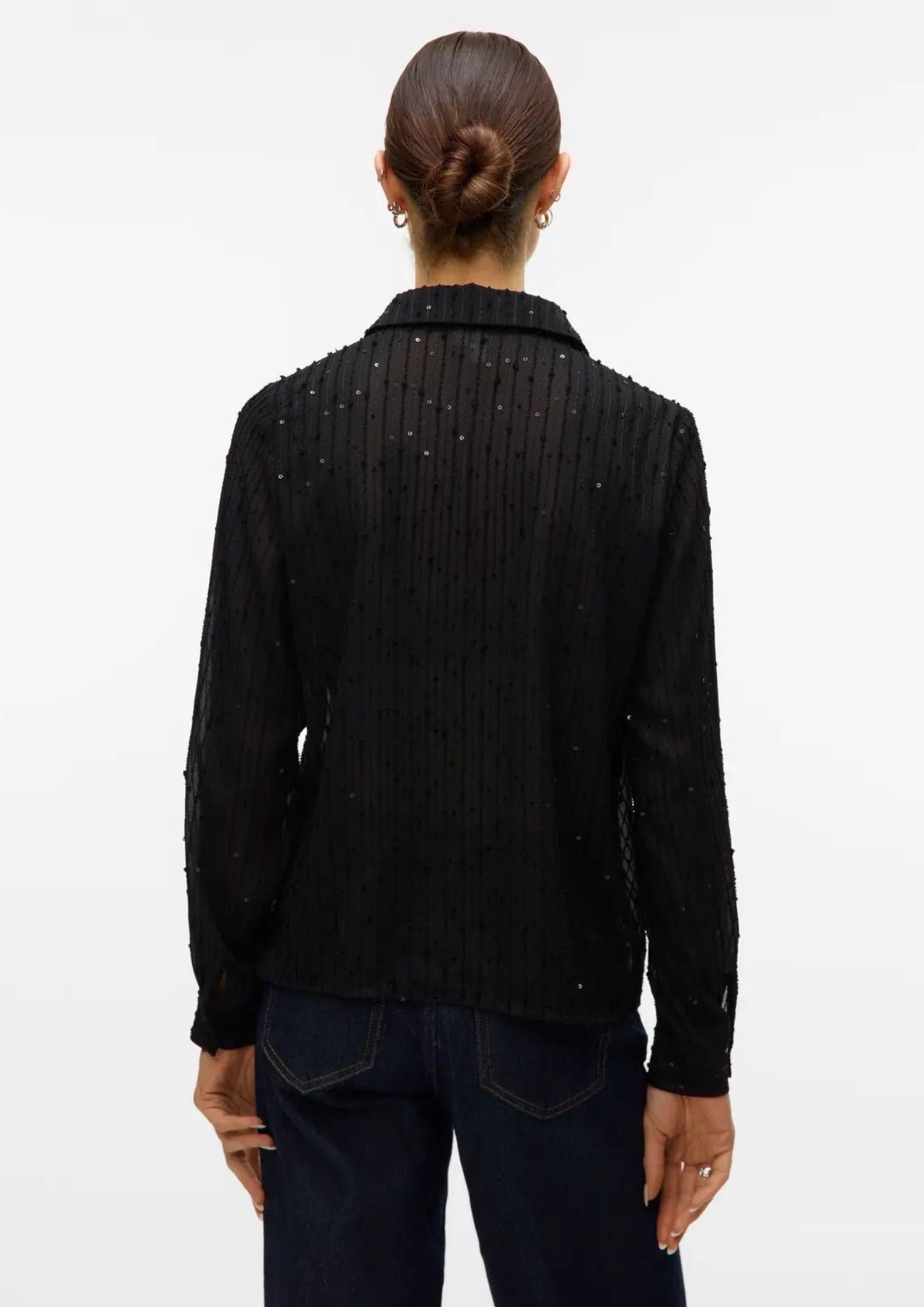 Vero Moda Camicia Donna Finola Nera