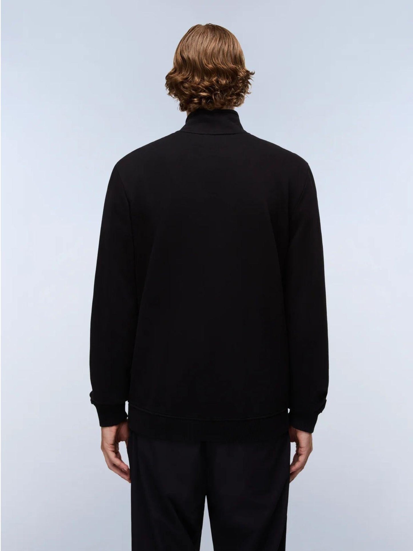 Napapijri Felpa Uomo Balis Winter Con Zip Nero