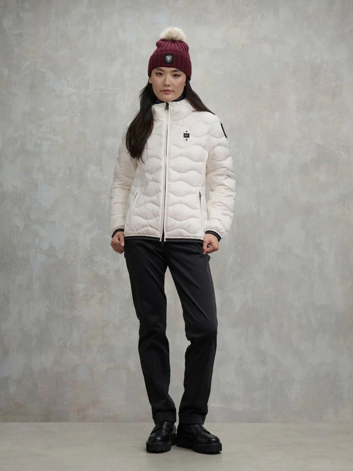 Blauer Piumino Donna Camelia Bianco ottico