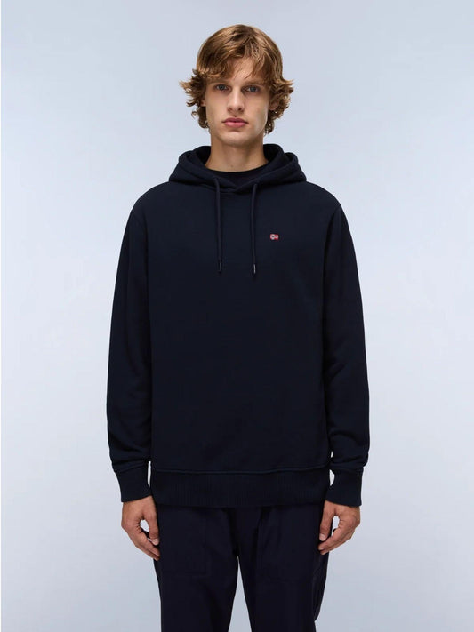 Napapijri Felpa Uomo Balis Con Cappuccio Blu Scuro