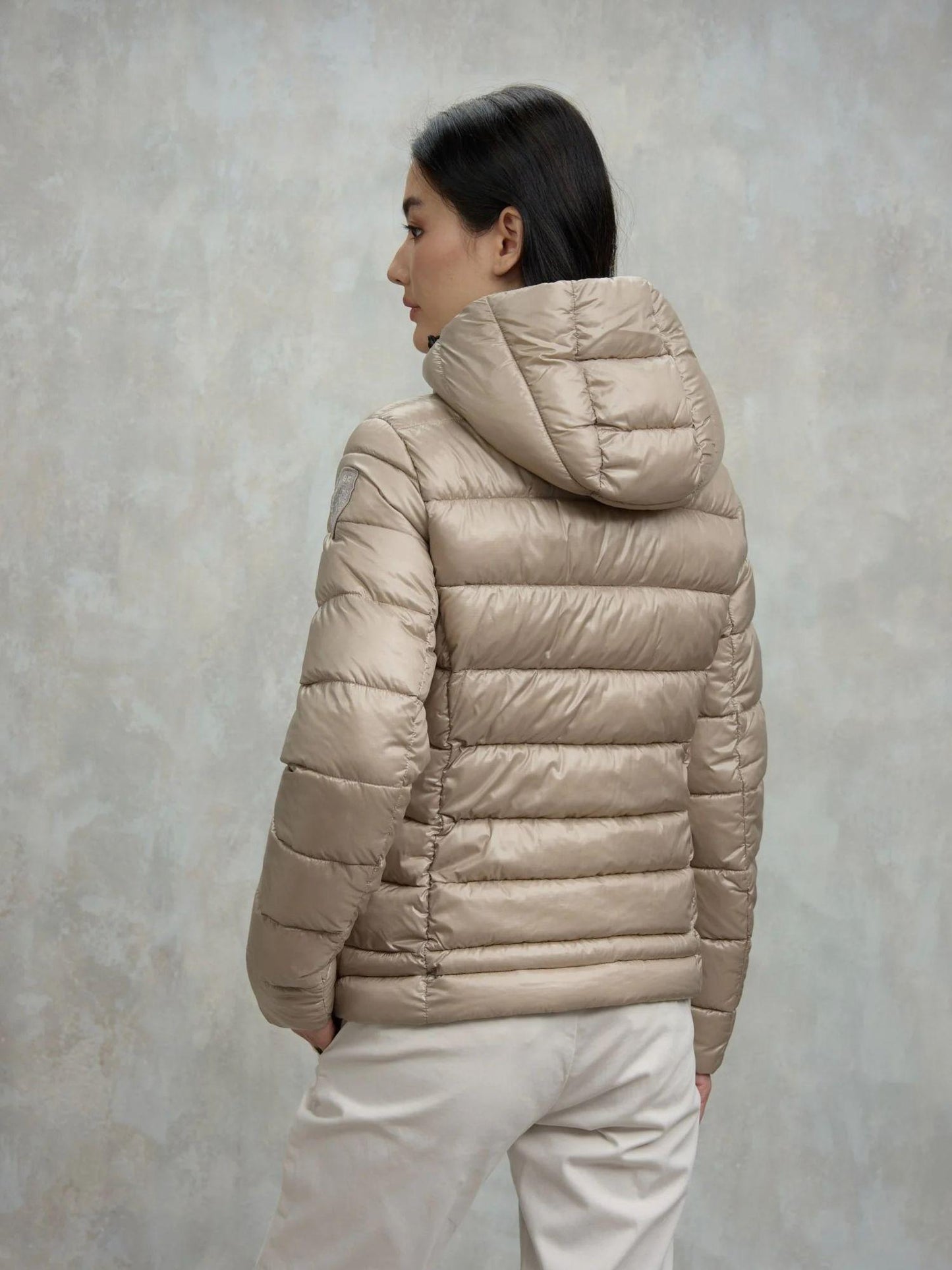 Blauer Giacca Invernale Donna Caroll Beige interno rosso