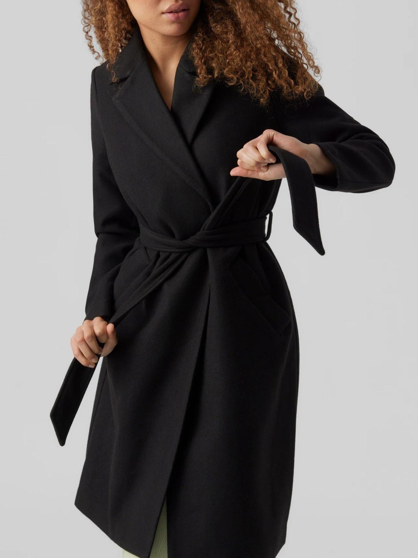Vero Moda Cappotto Donna Fortuneaya Nero