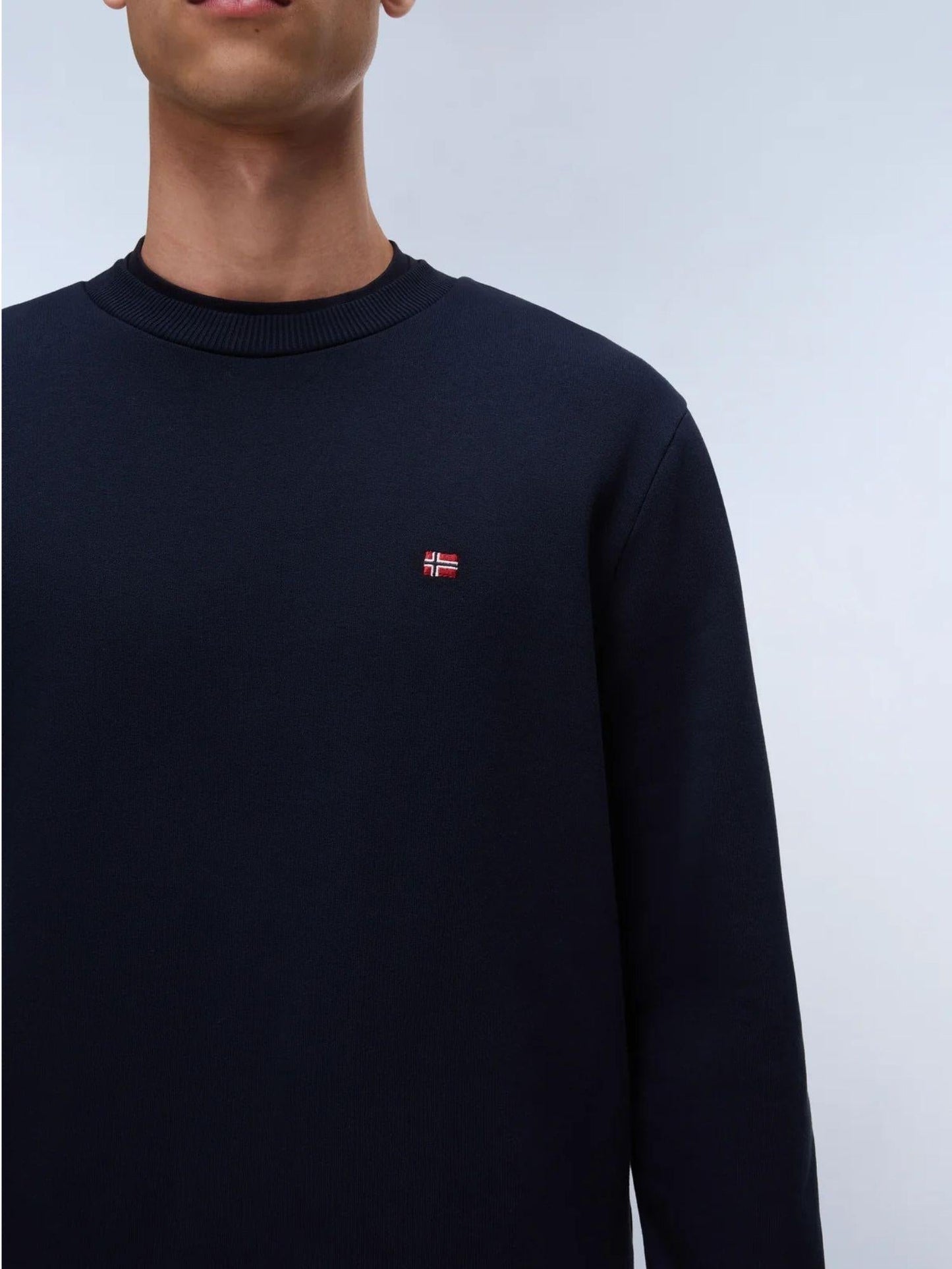 Napapijri Felpa Uomo Balis Blu Scuro