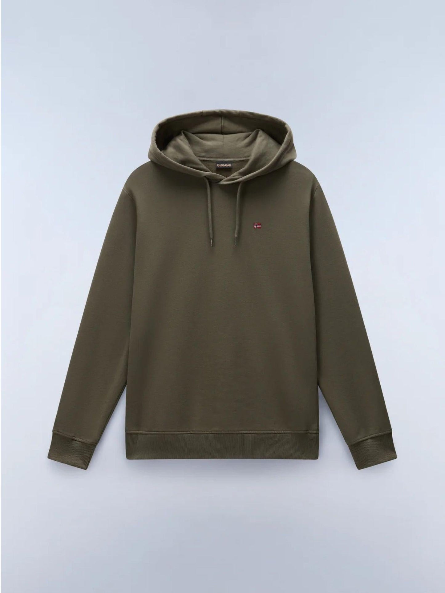 Napapijri Felpa Uomo Balis Con Cappuccio Verde Tè