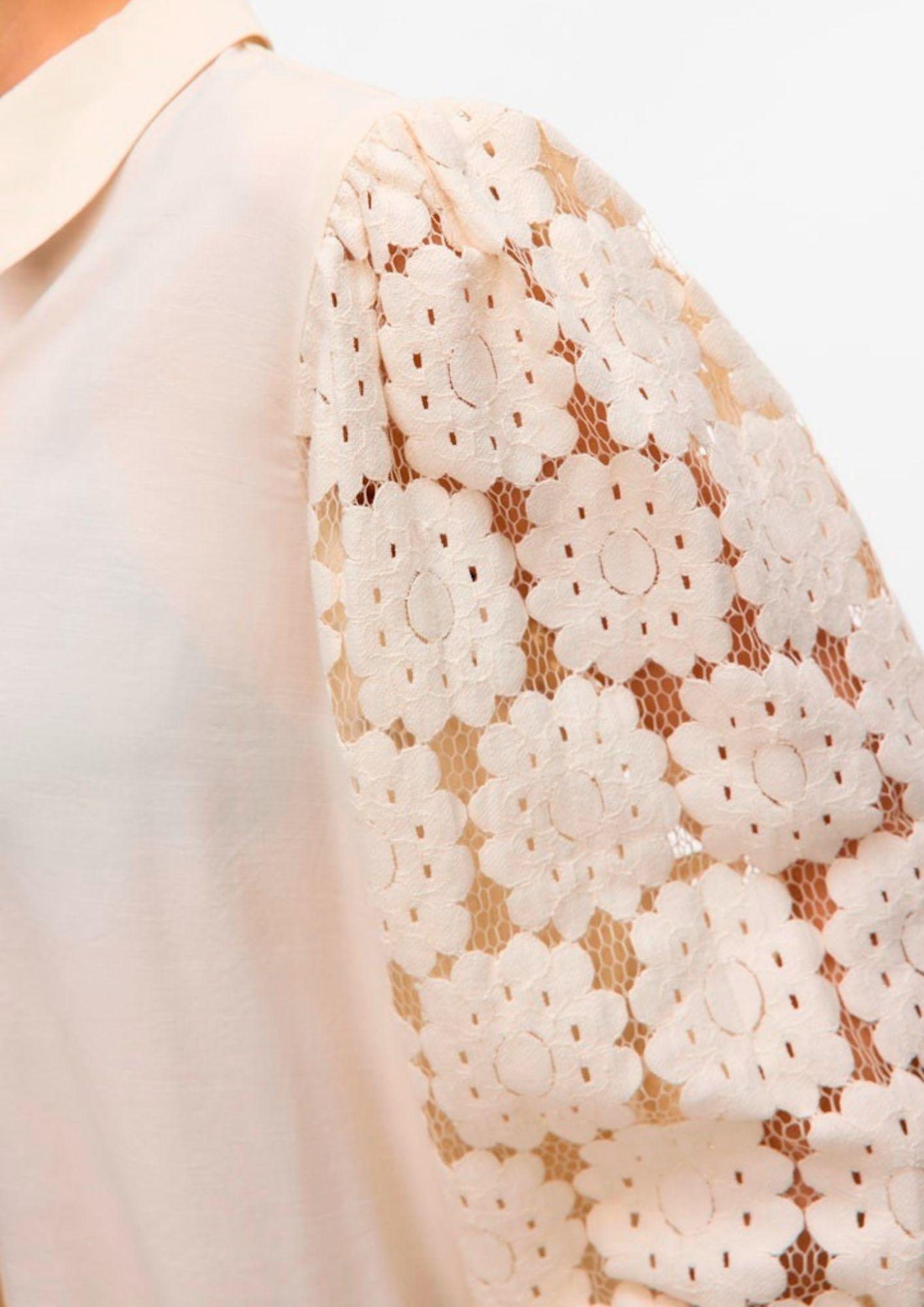 Vero Moda Camicia Donna Fabena Bianco Betulla