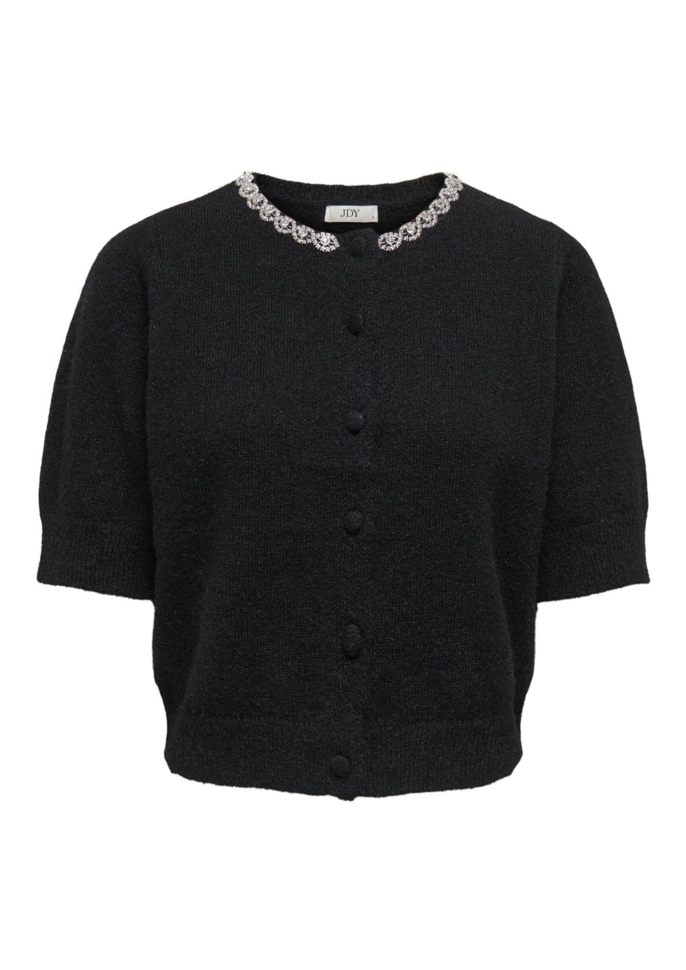 Jacqueline De Yong Cardigan Donna Alva Nero